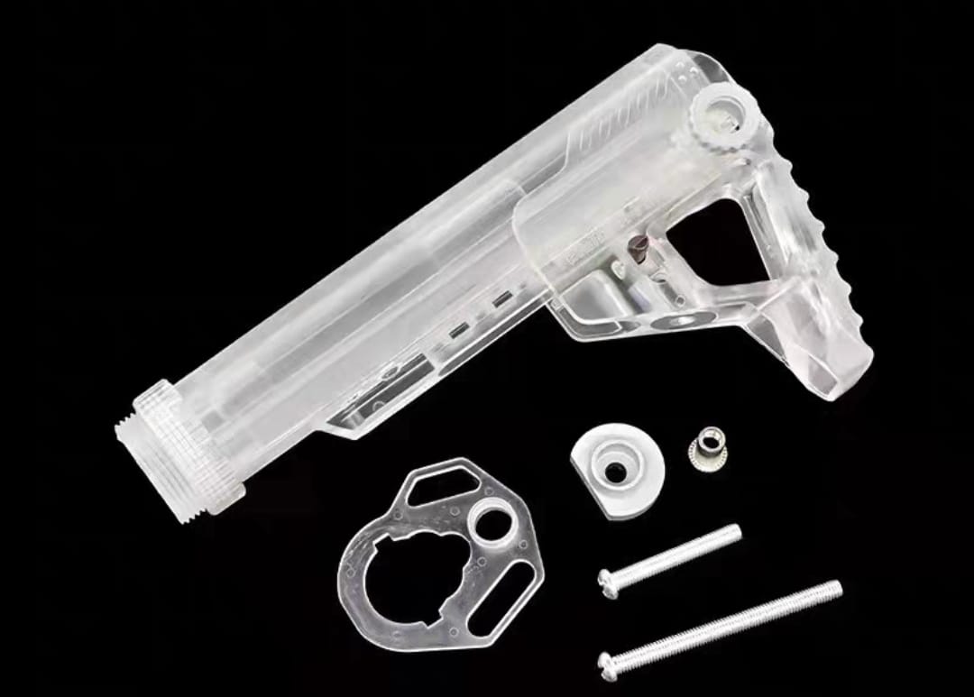 Clear Buttstock and Buffer Tube