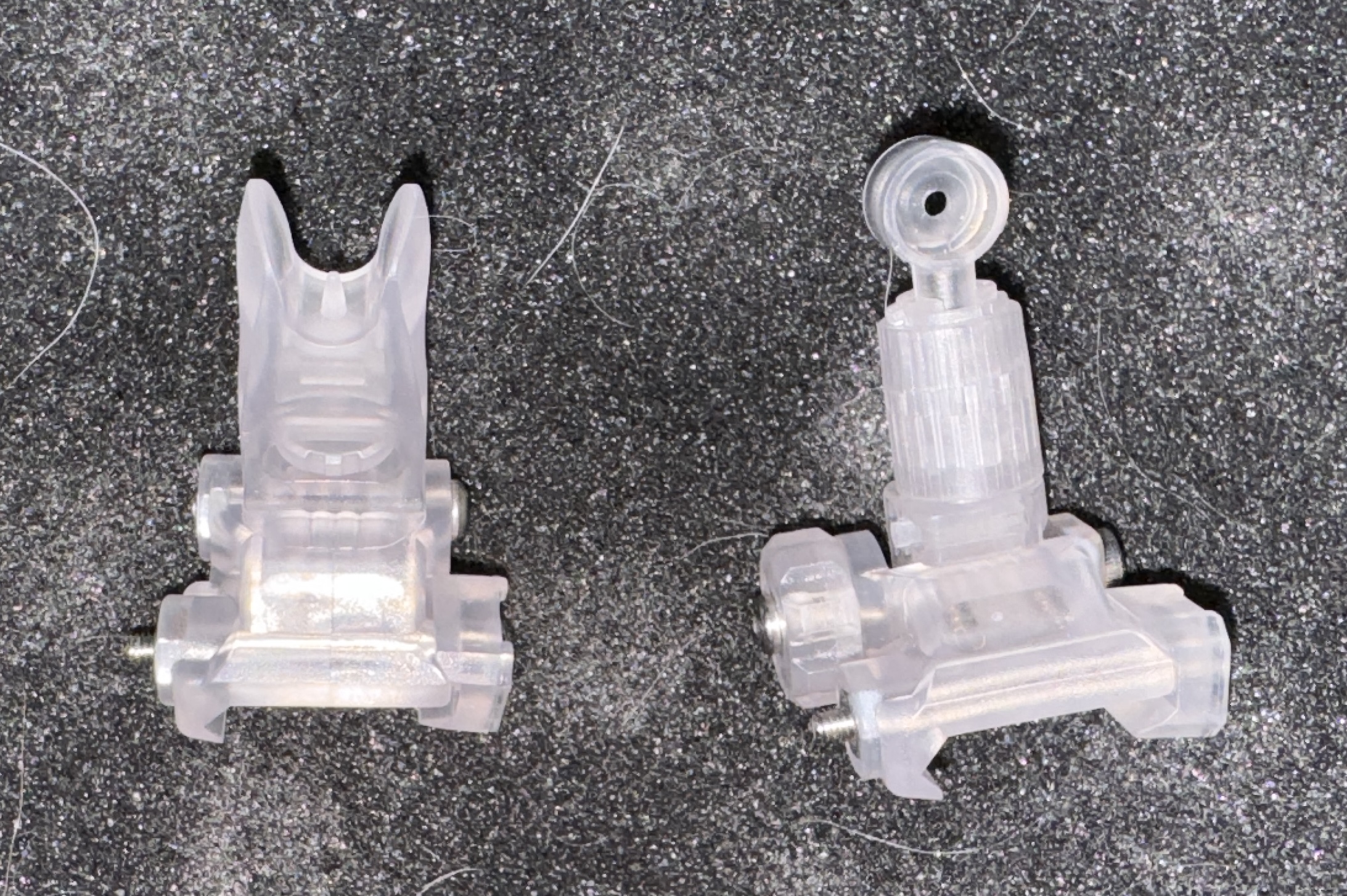 Clear Iron Sights (Picatinny Rails)