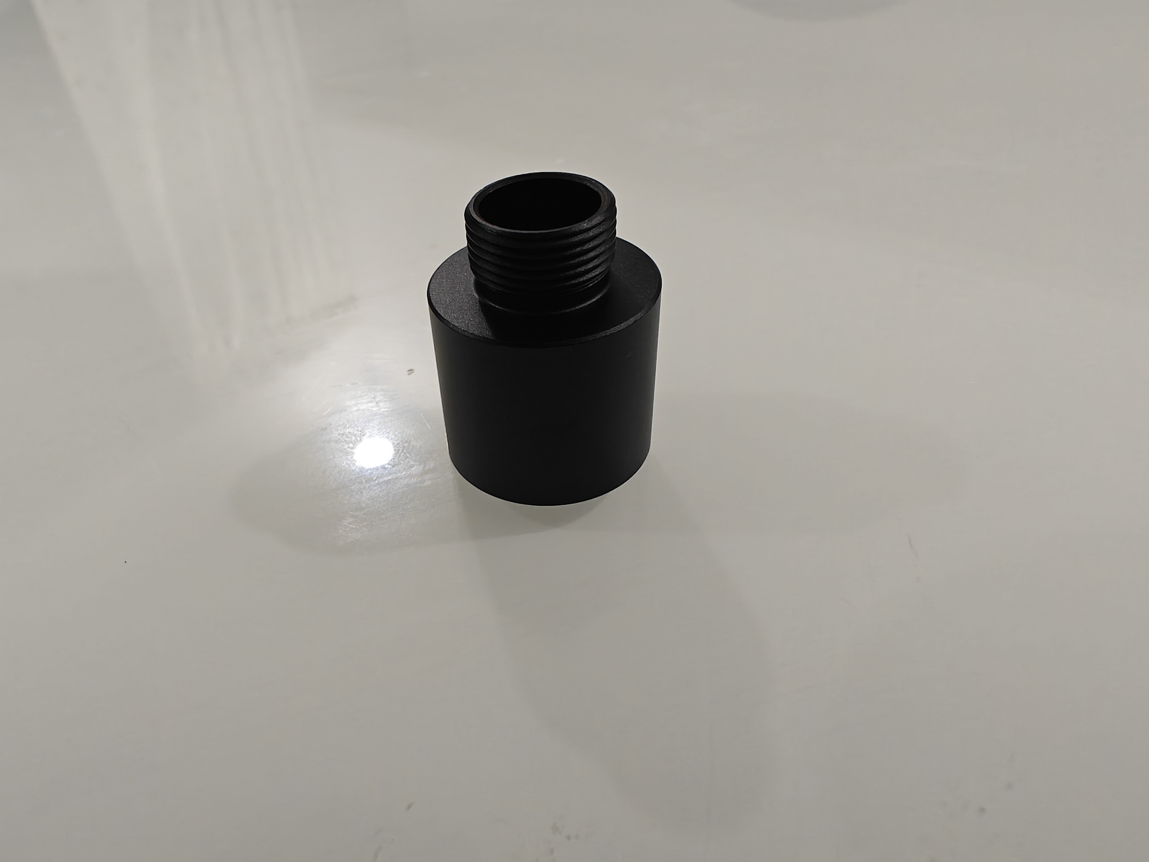 SHUS Shark metal 14mm CCW Threaded adaptor [Black]