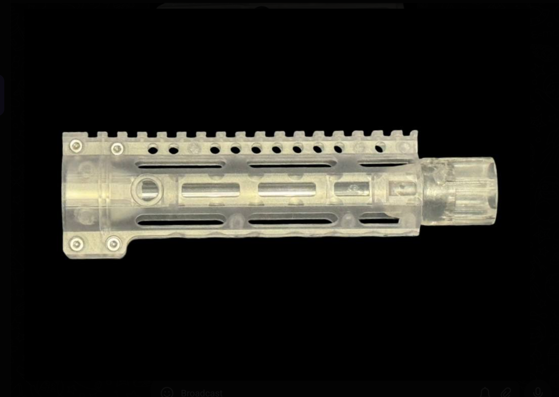 EM CANNON POLYCARBONATE HANDGUARD