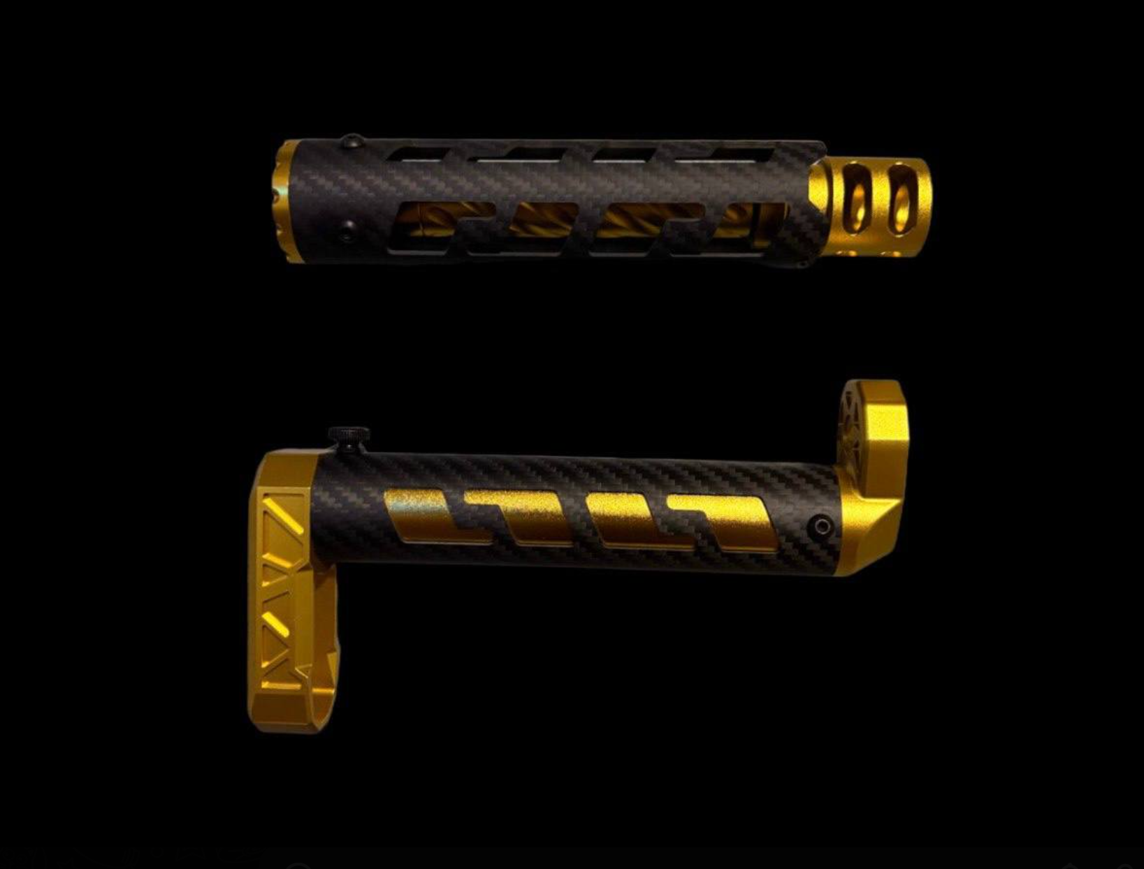 CNC X CARBON DROP STOCK AND HANDGUARD SET