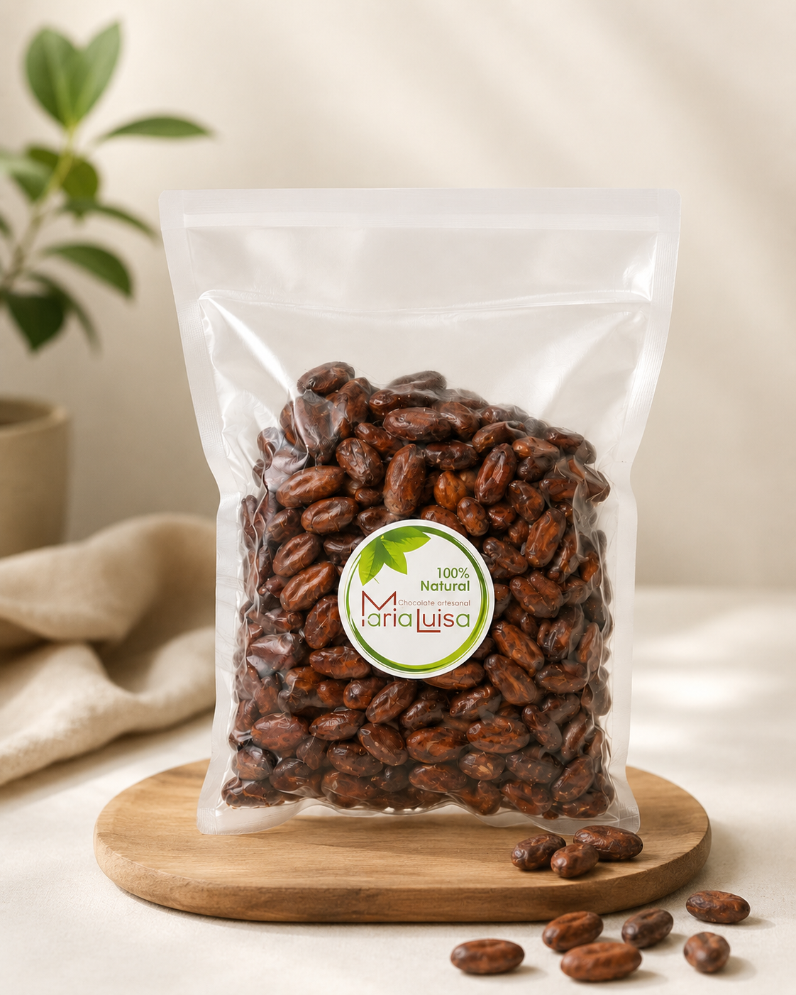 Semillas de Cacao empacada al vacio 400grs