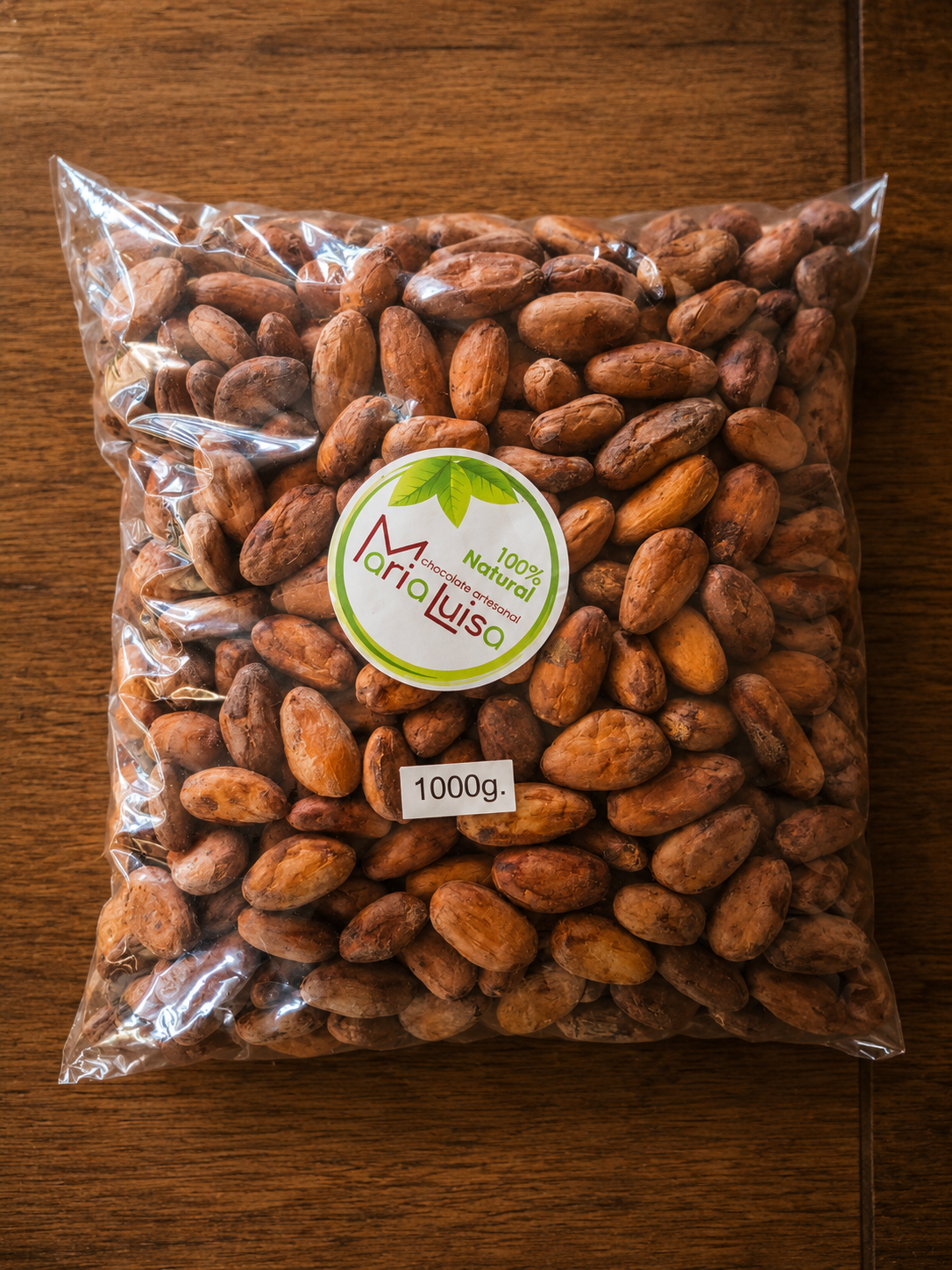 Cacao en grano semilla 1000grs