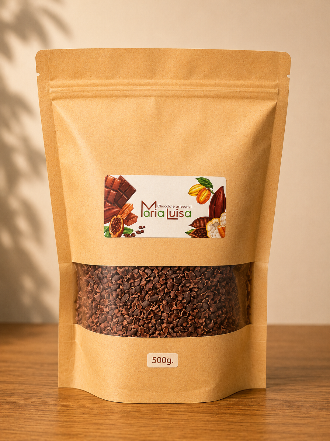 Granos de cacao premium 500g