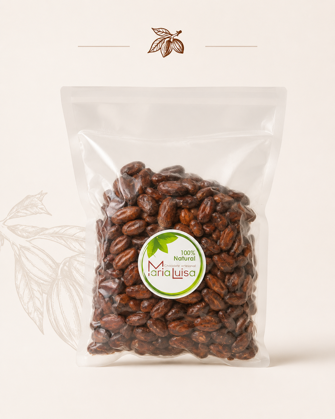 Semillas de Cacao empacada al vacio 400grs
