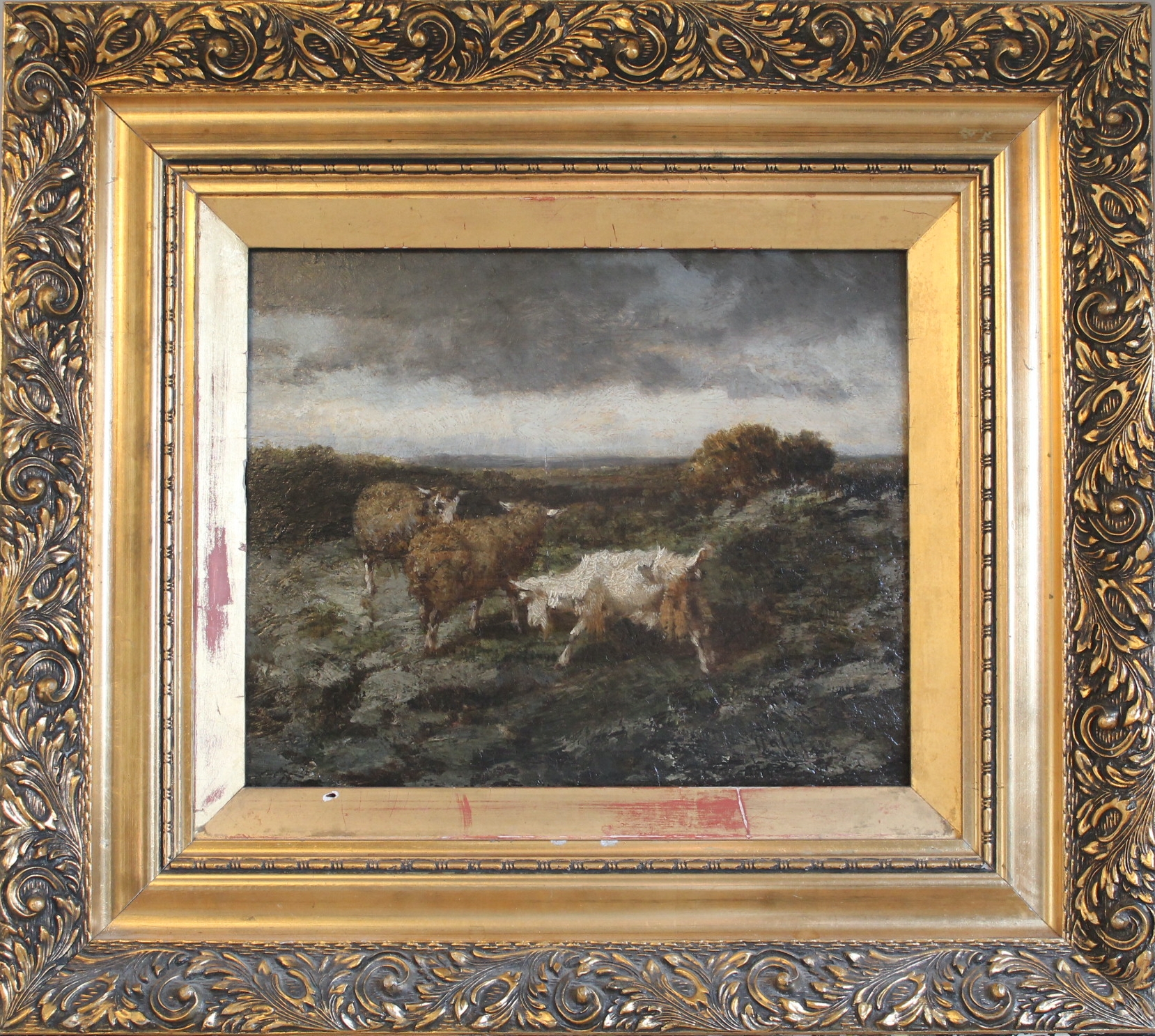 19th Century Oil on Oak panel