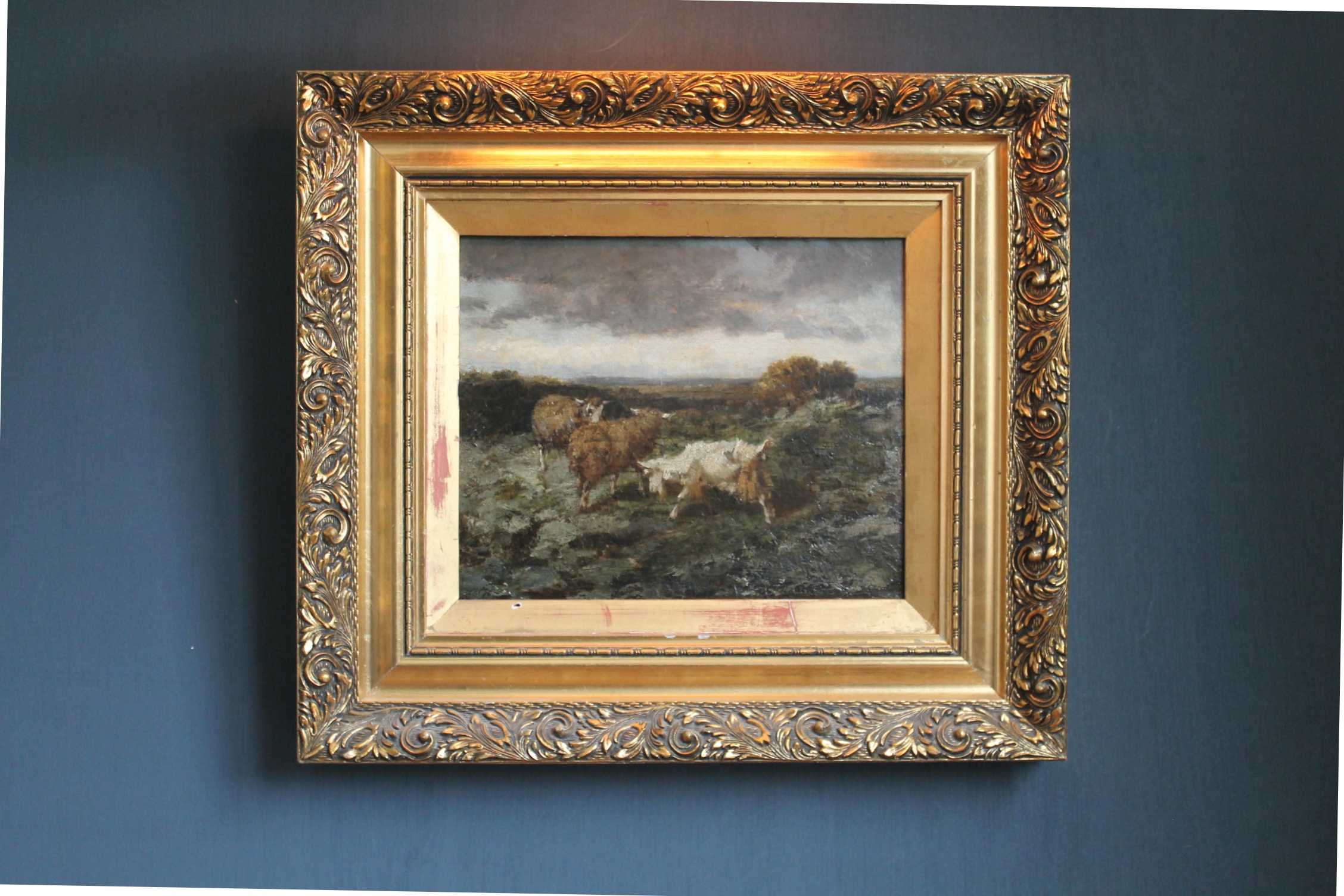 19th Century Oil on Oak panel