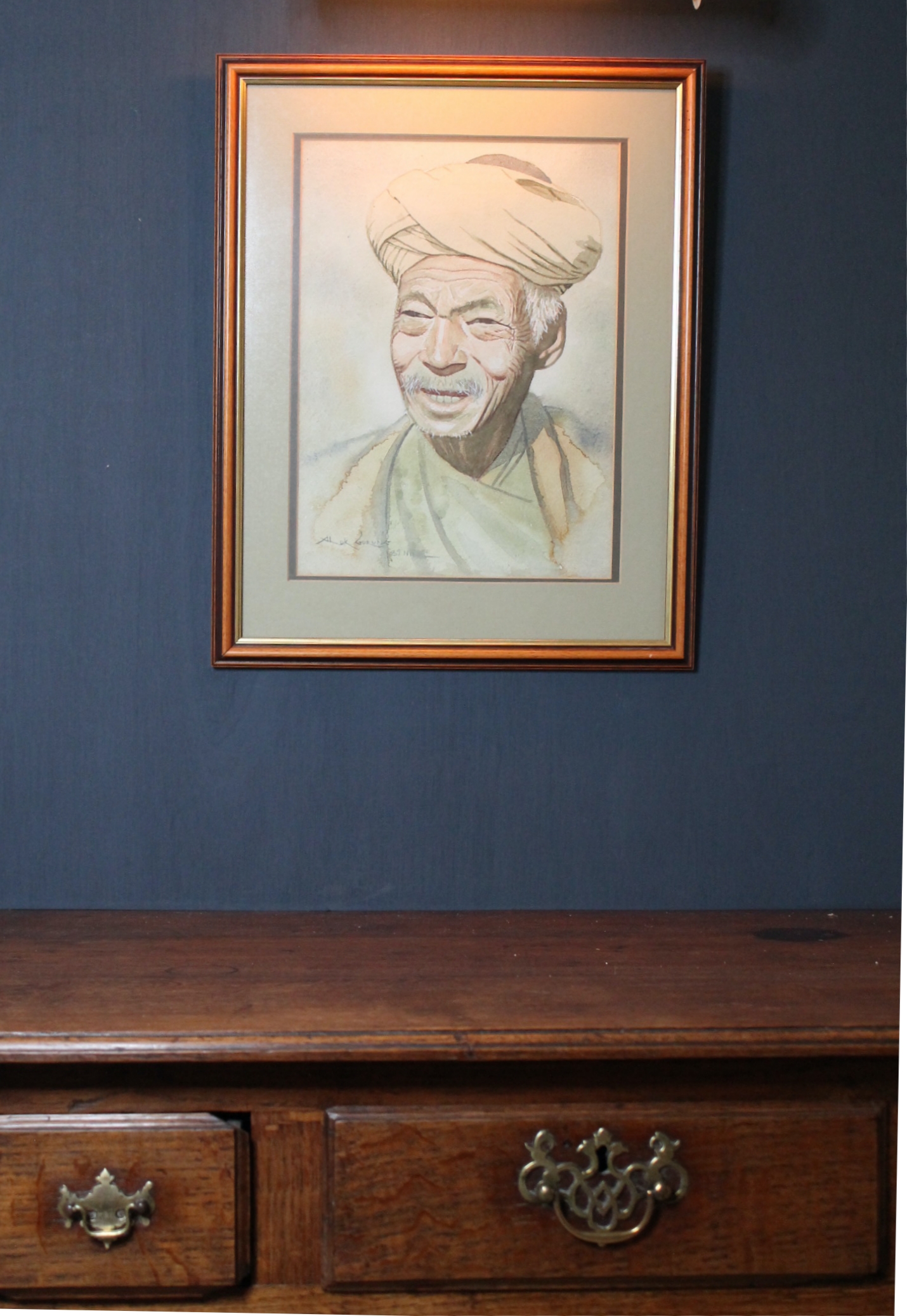 Alok Gurung. Watercolour. circa 1990