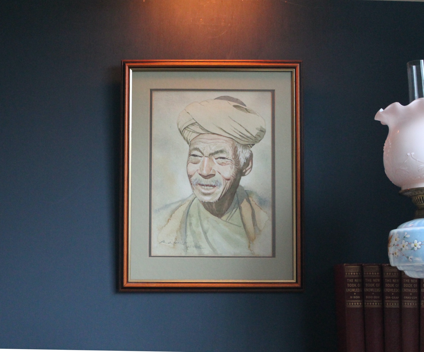Alok Gurung. Watercolour. circa 1990
