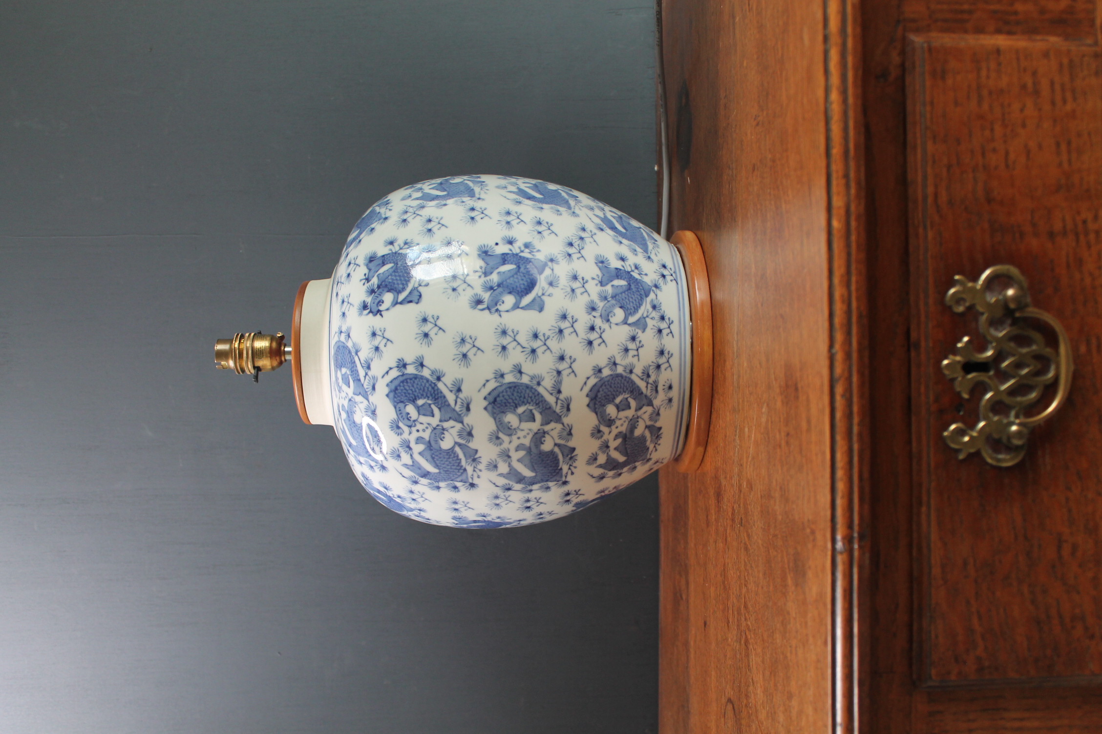 Chinese design ceramic table lamp base