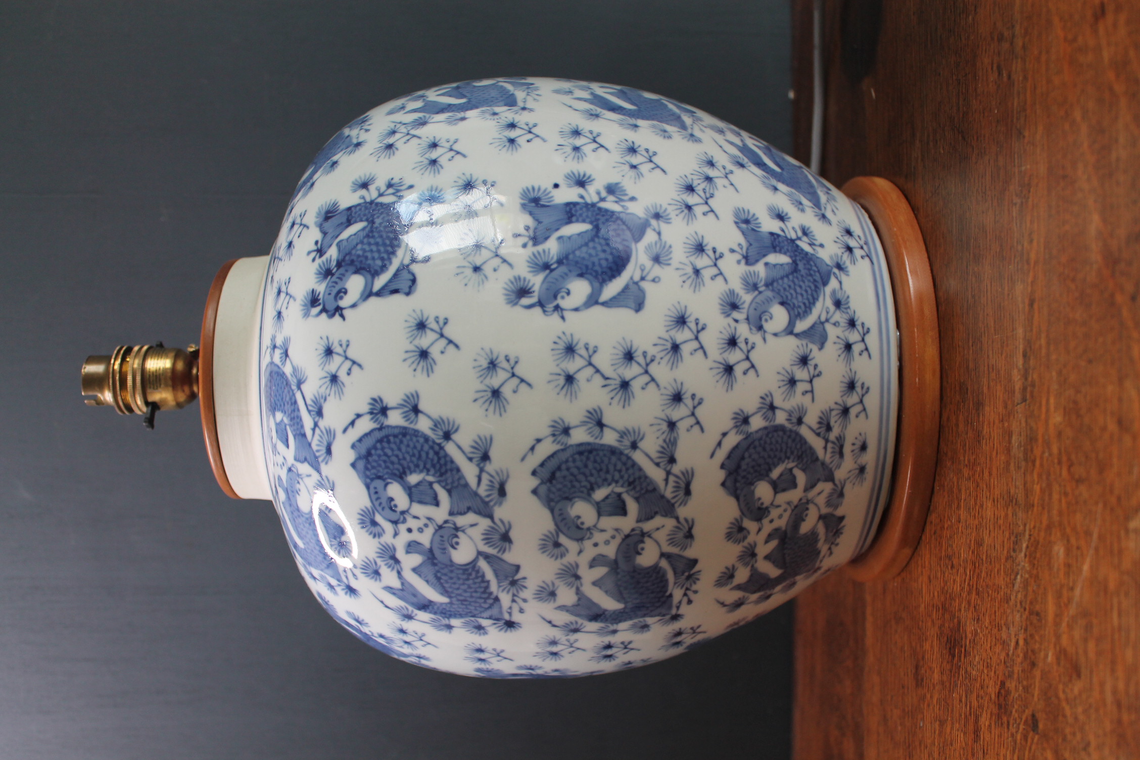 Chinese design ceramic table lamp base