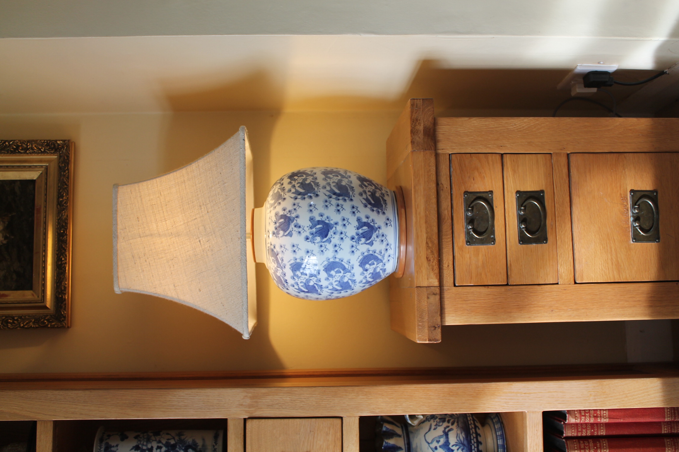 Chinese design ceramic table lamp base