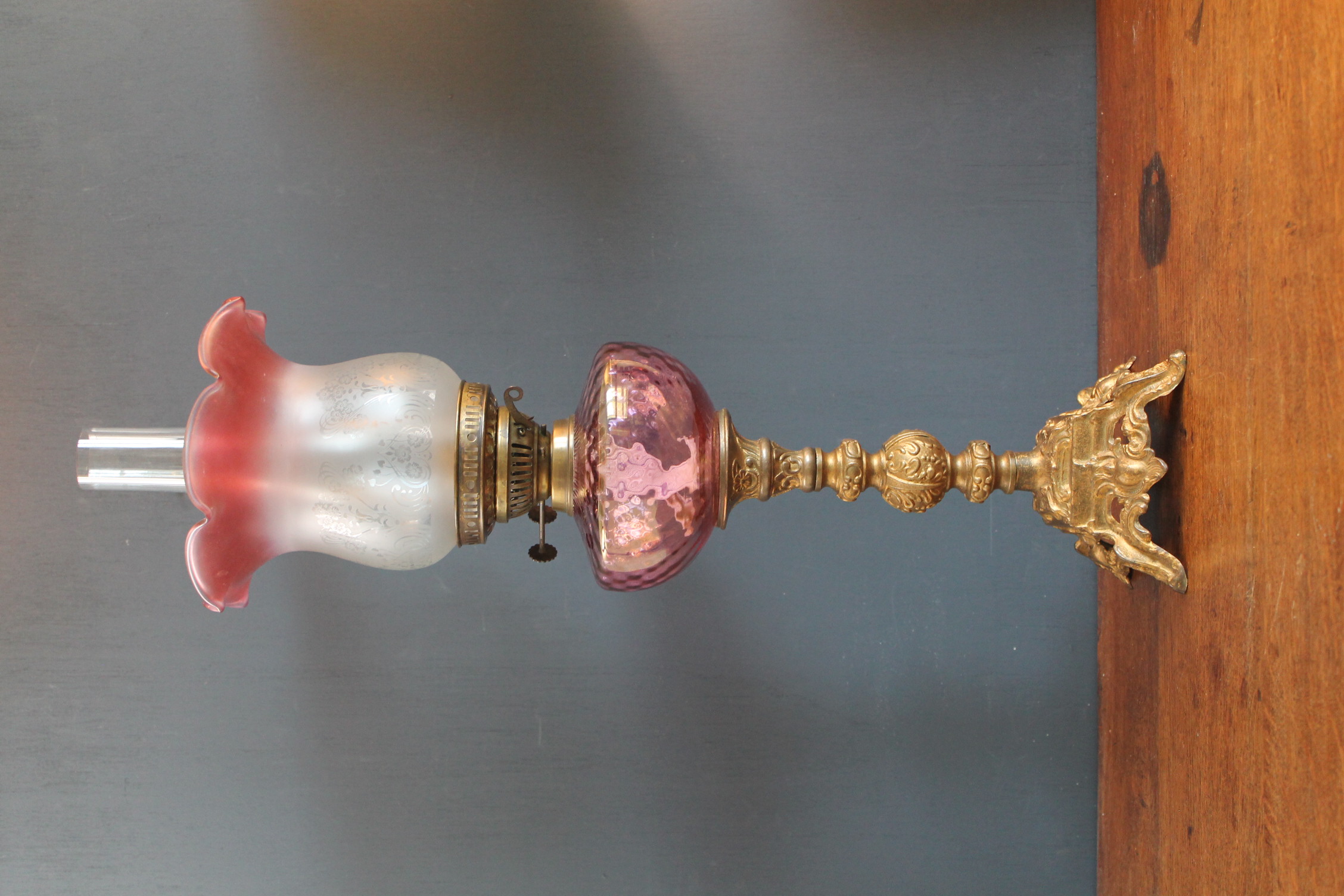 Baroque Style Oil Lamp
