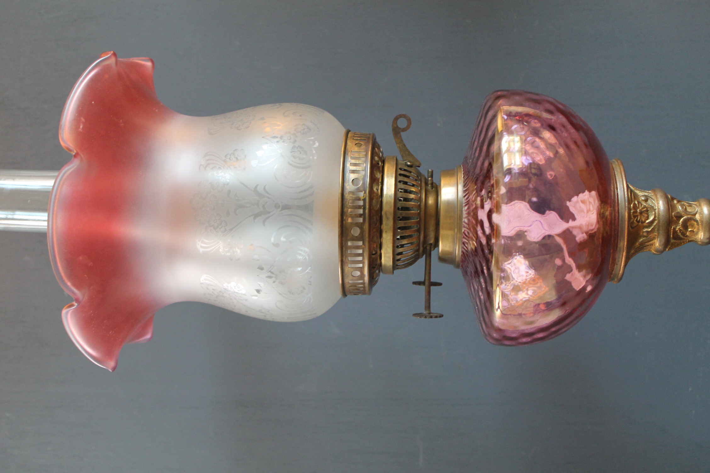 Baroque Style Oil Lamp