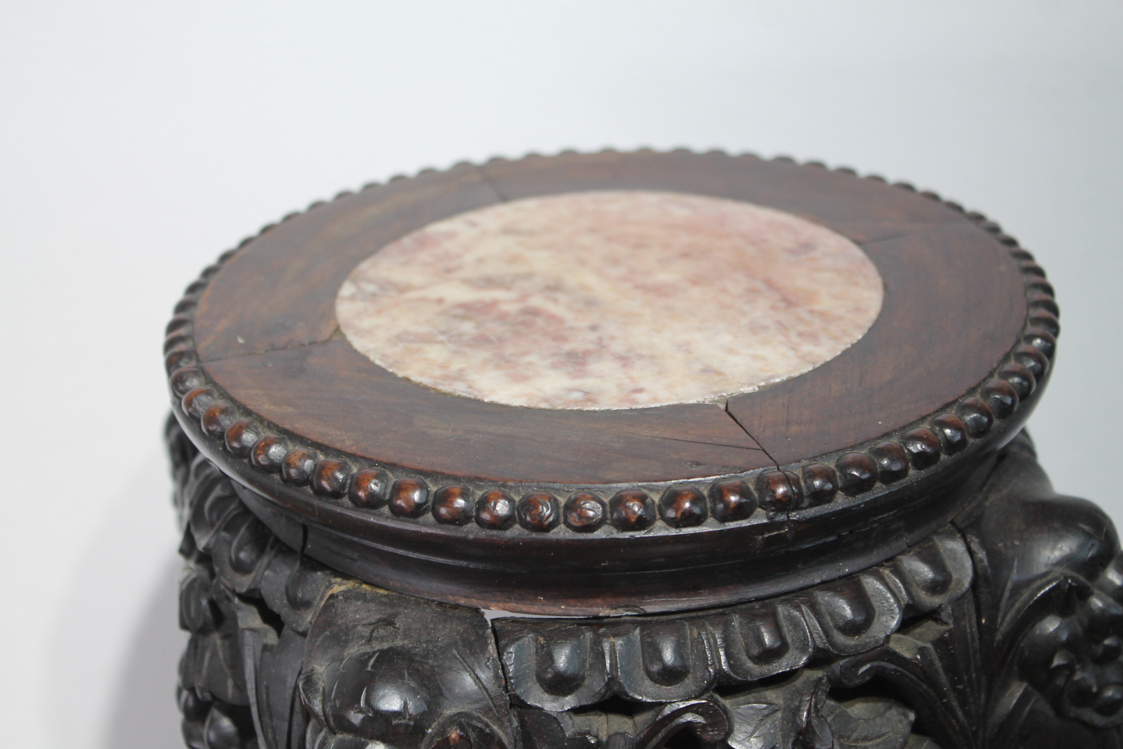 Chinese Rosewood Jardiniere Stand