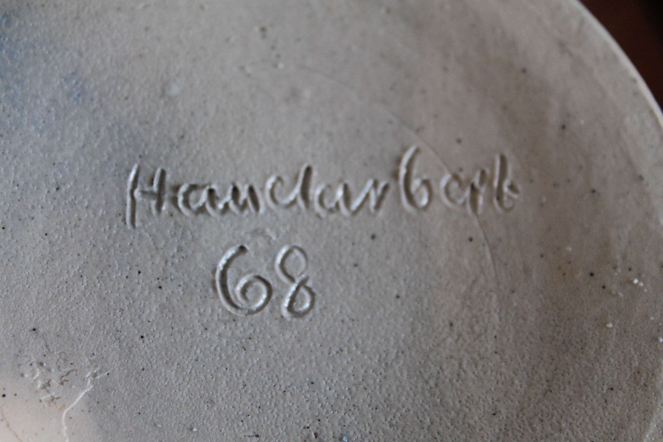 Mid century German studio pottery by Paul Kruft