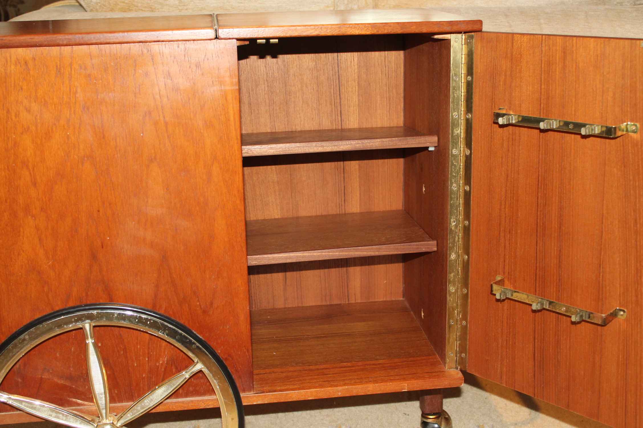 Mid Century Bar Cart
