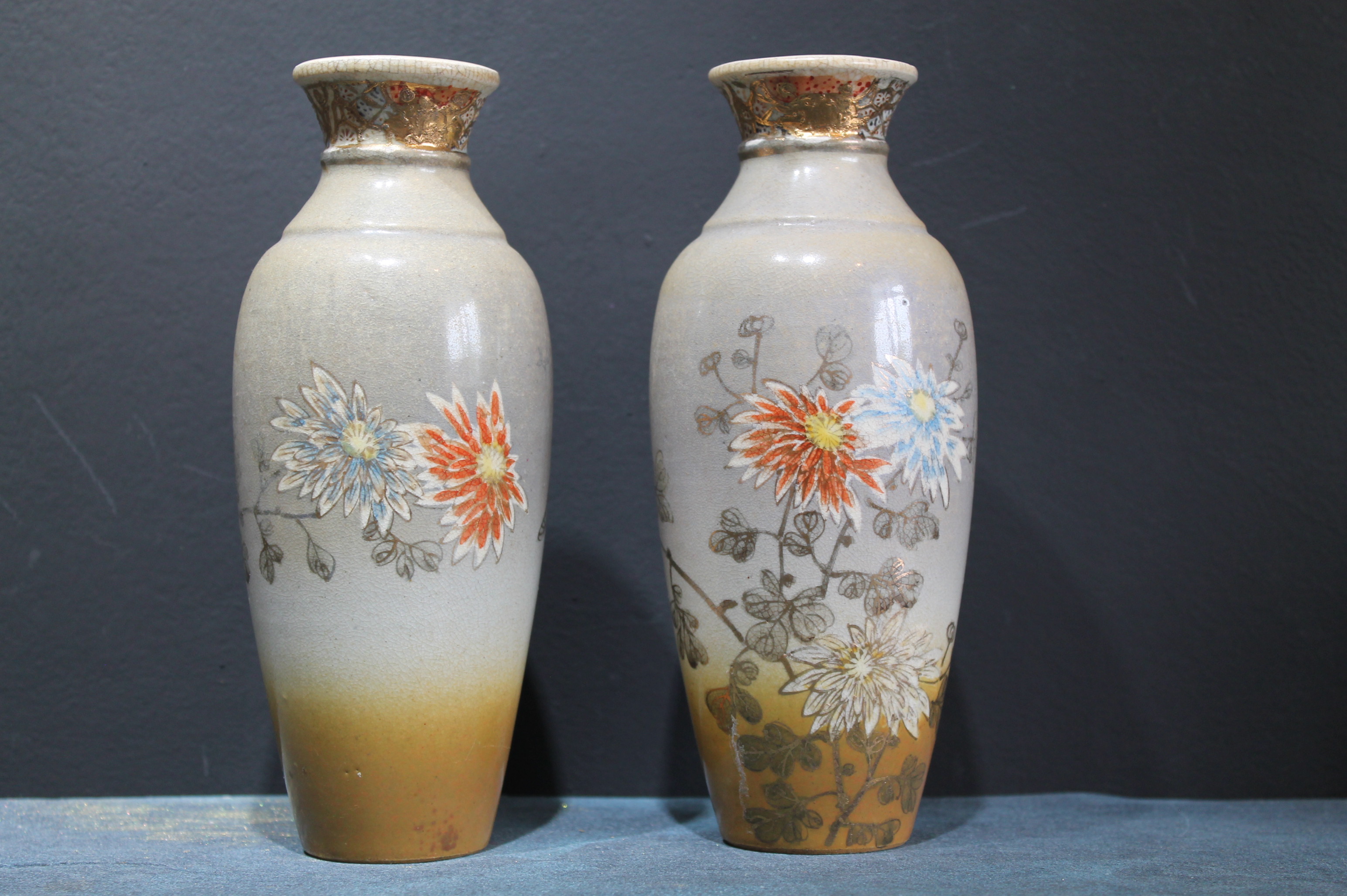 Japanese Satsuma Vases
