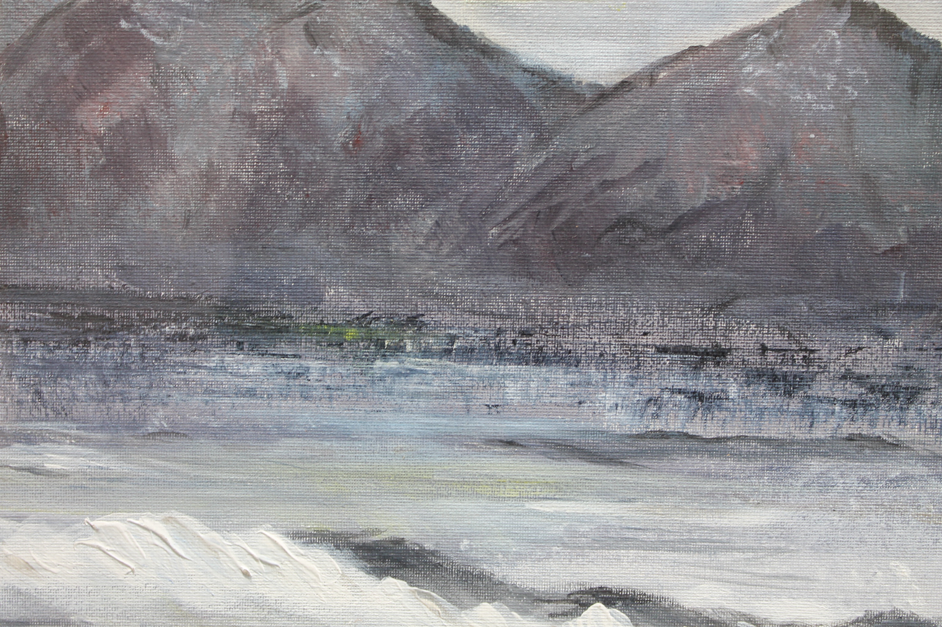 D. Gordon. Acrylic on board