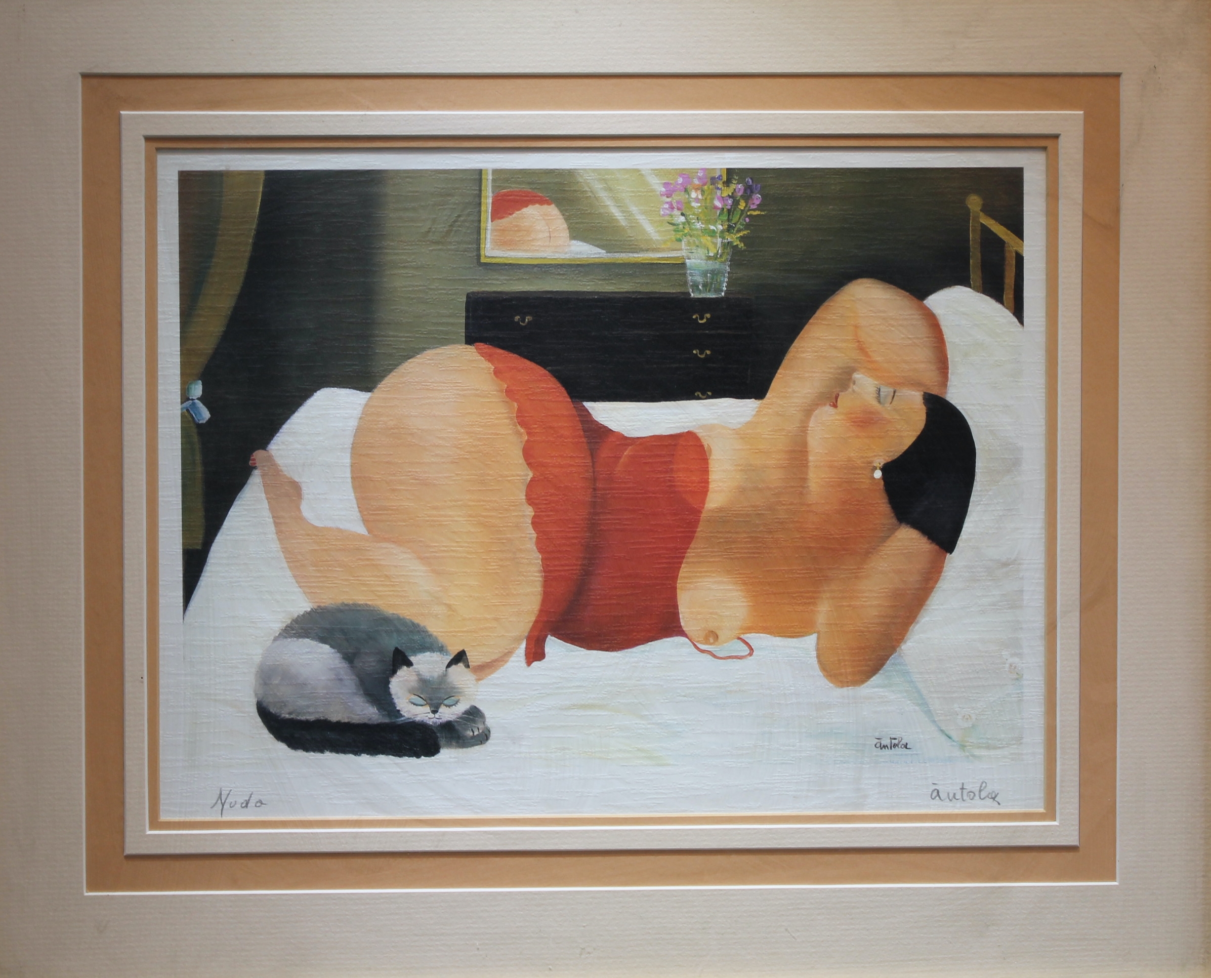 Anna Antola. Nudo. Print