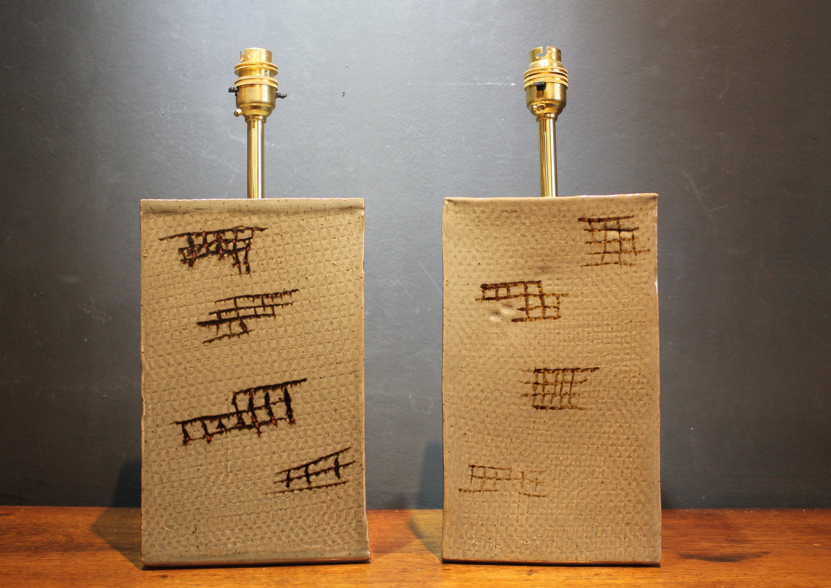 Studio Pottery Table Lamps