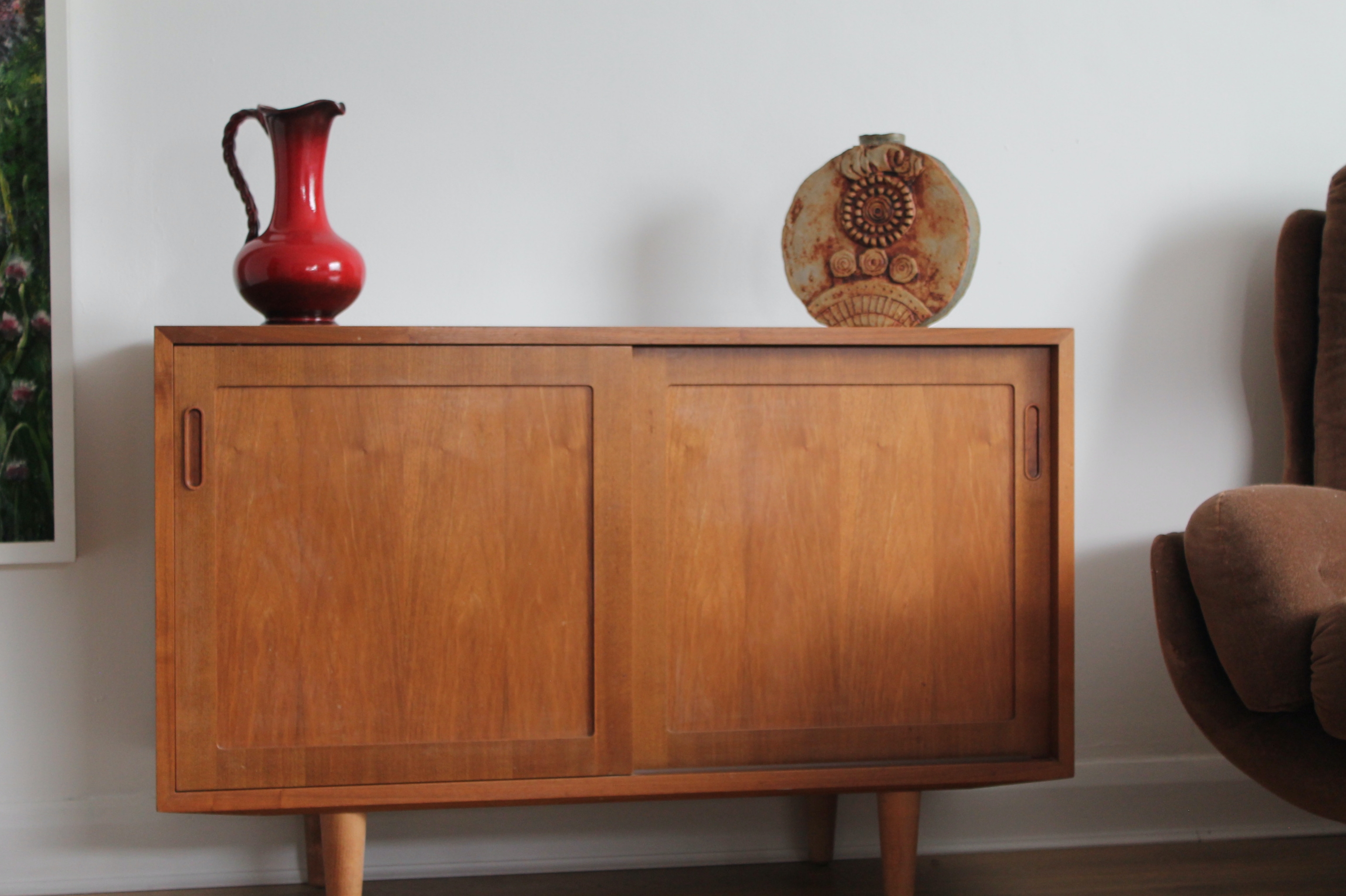 Mid-century Modern Wooden Sideboard by Hundevad