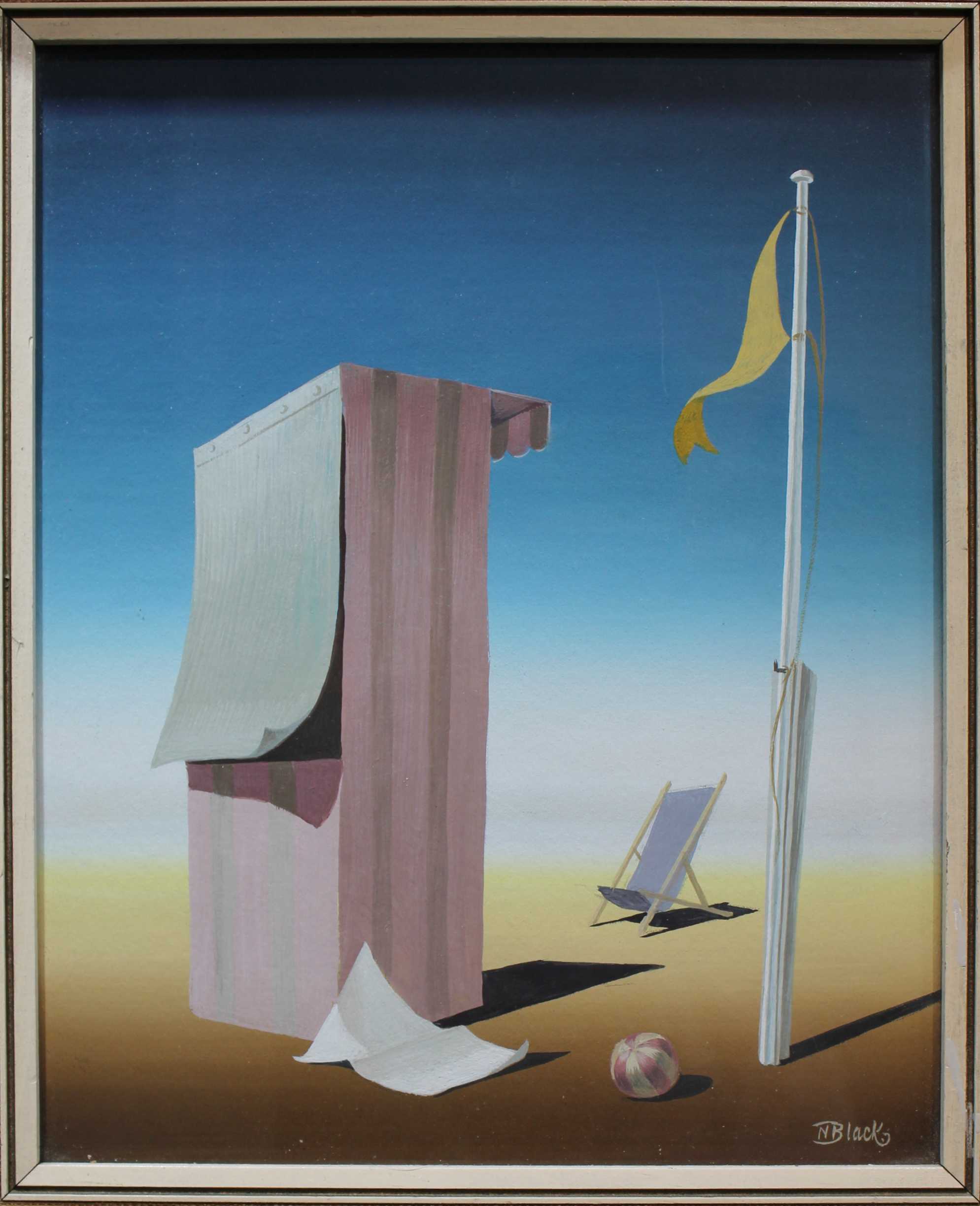 Surreal Beachscape Art. Norman C Black
