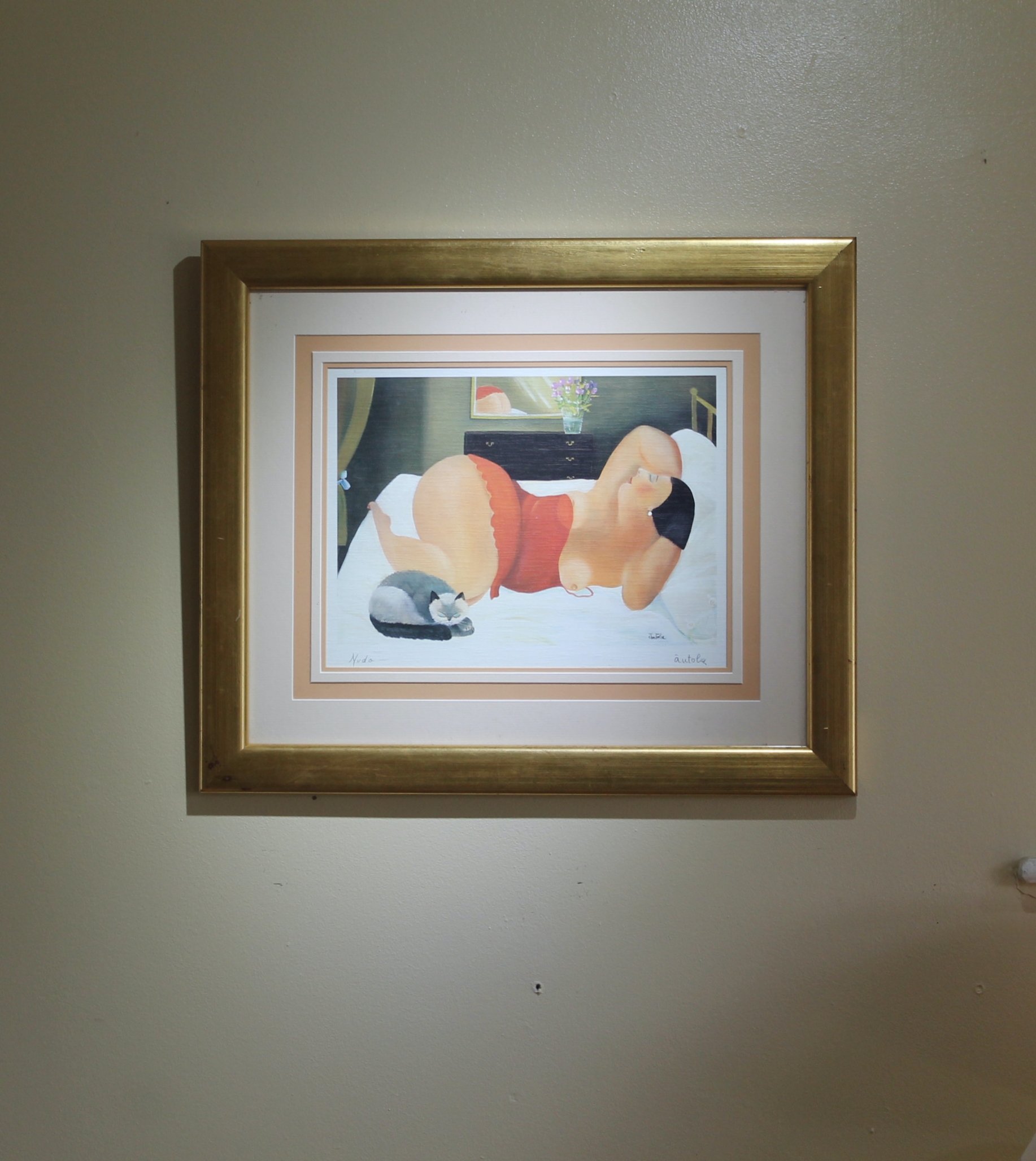 Anna Antola. Nudo. Print