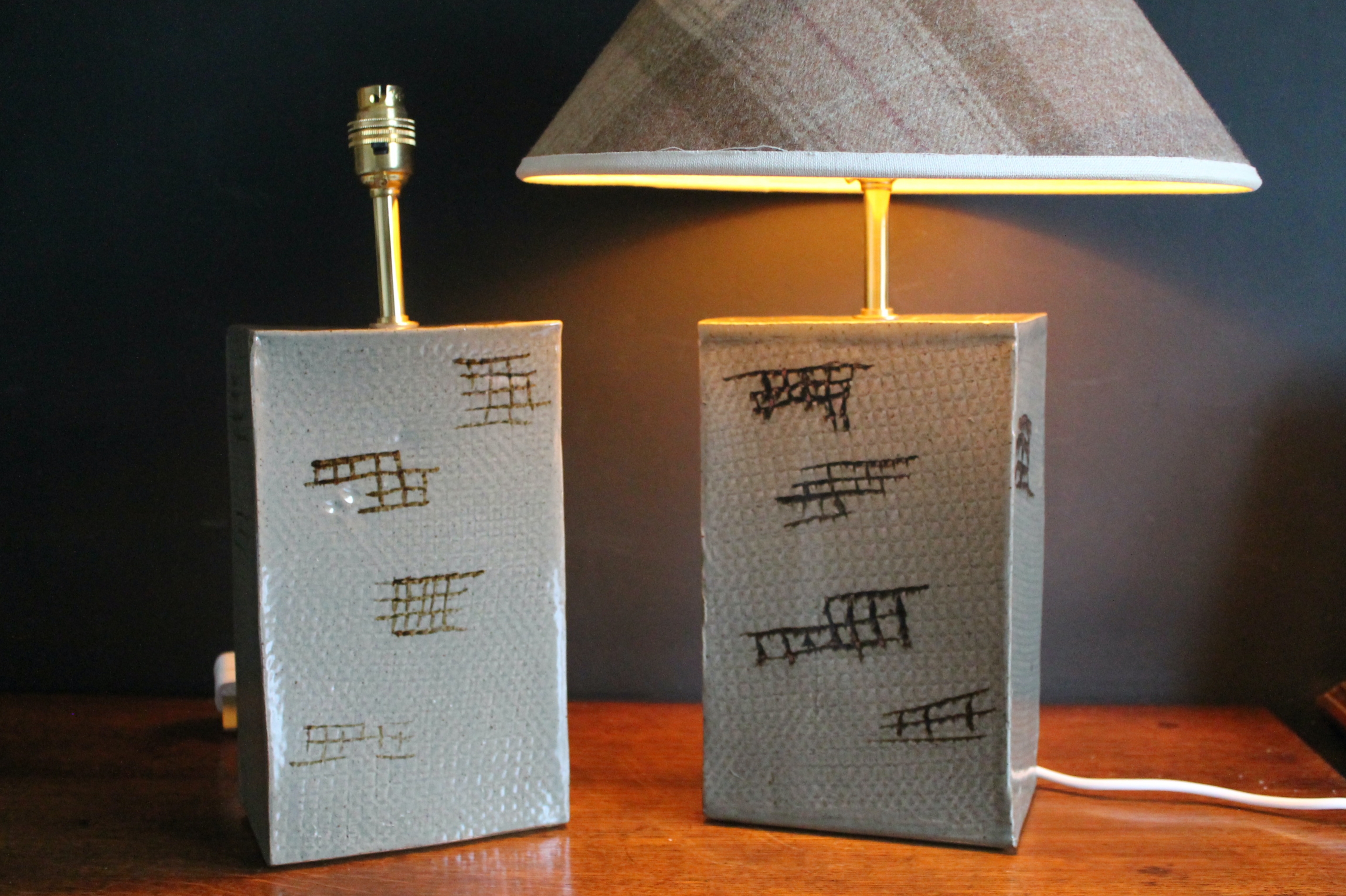 Studio Pottery Table Lamps