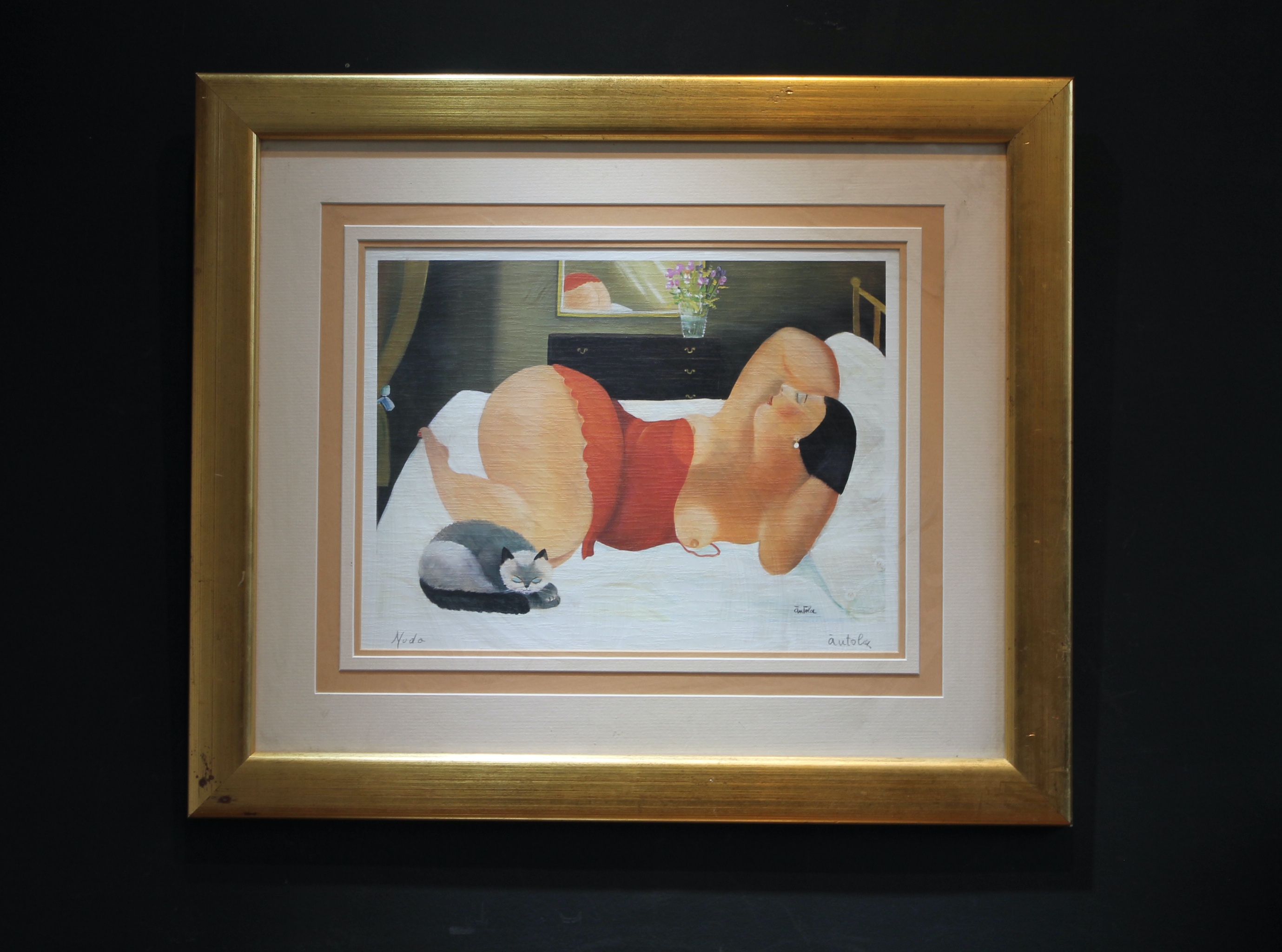 Anna Antola. Nudo. Print