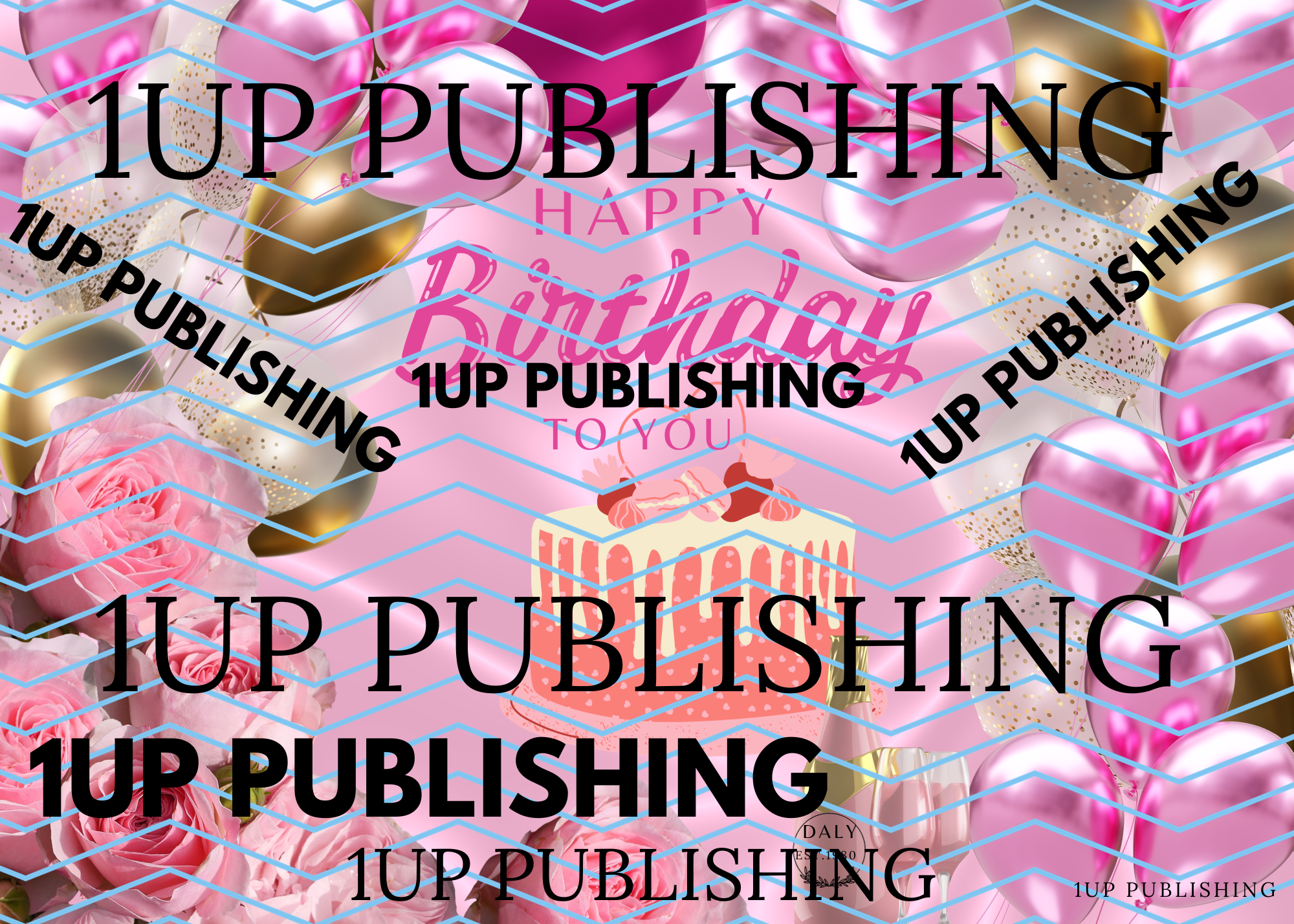 Happy Birthday Greeting Card/ With Message  2 Part