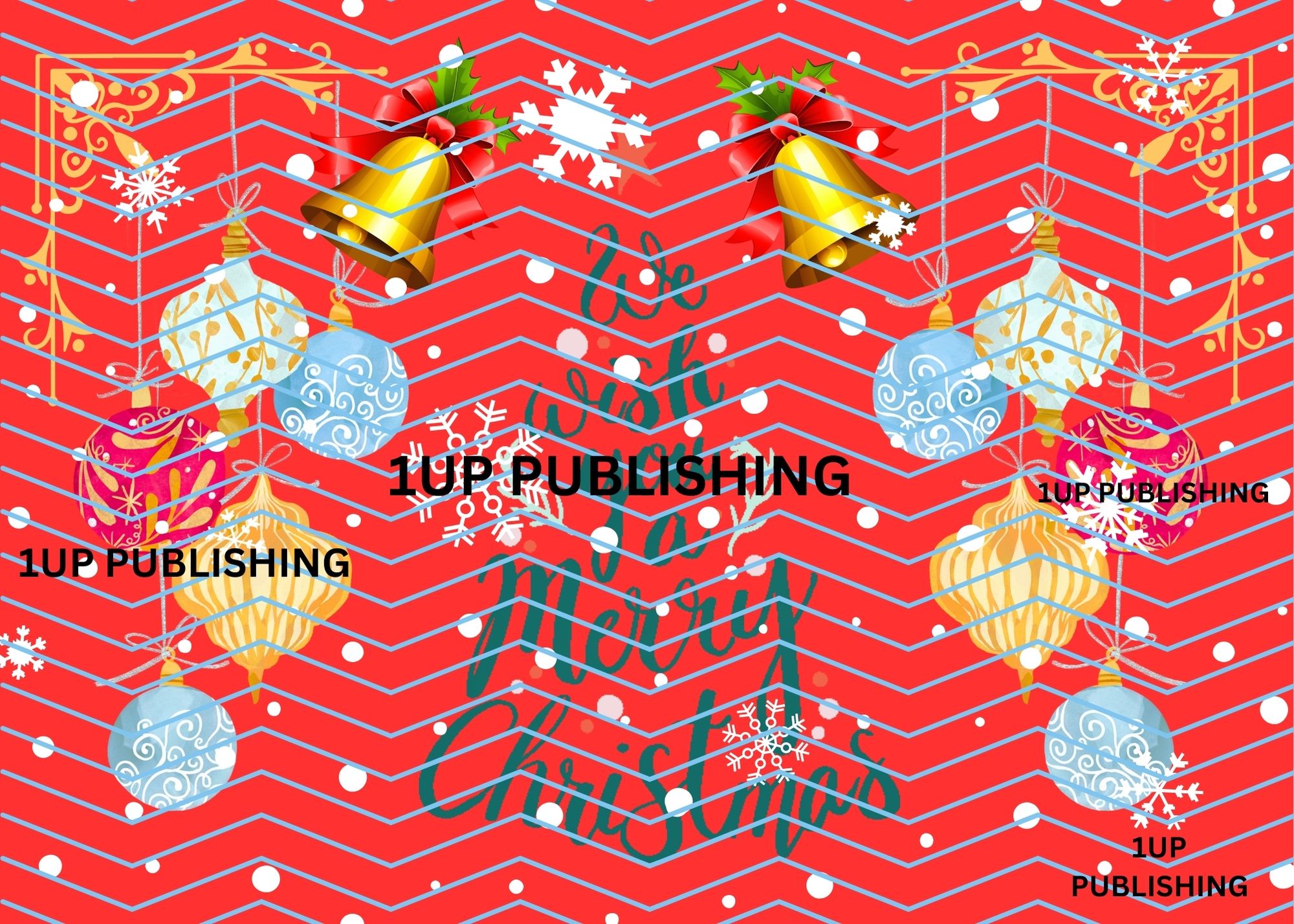 Merry Christmas Red Deck the Hall's  Greeting  Ecard