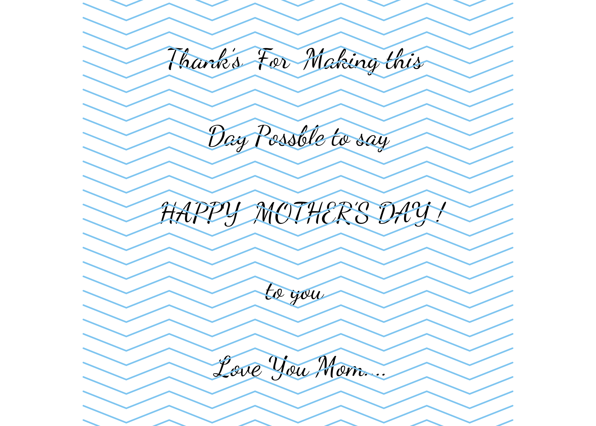 Mother's Day Greeting Card 