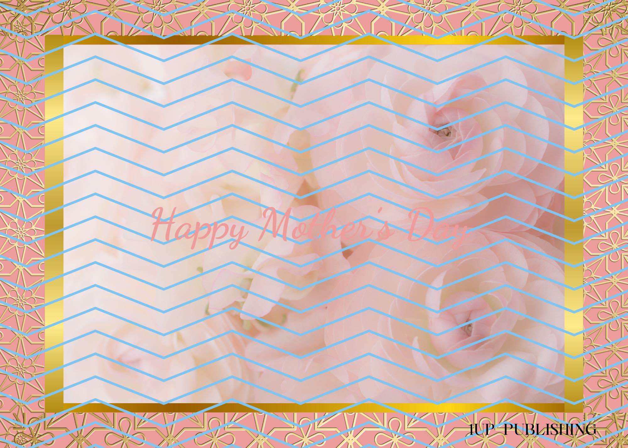 Mothers Day Greeting Card Peach 5