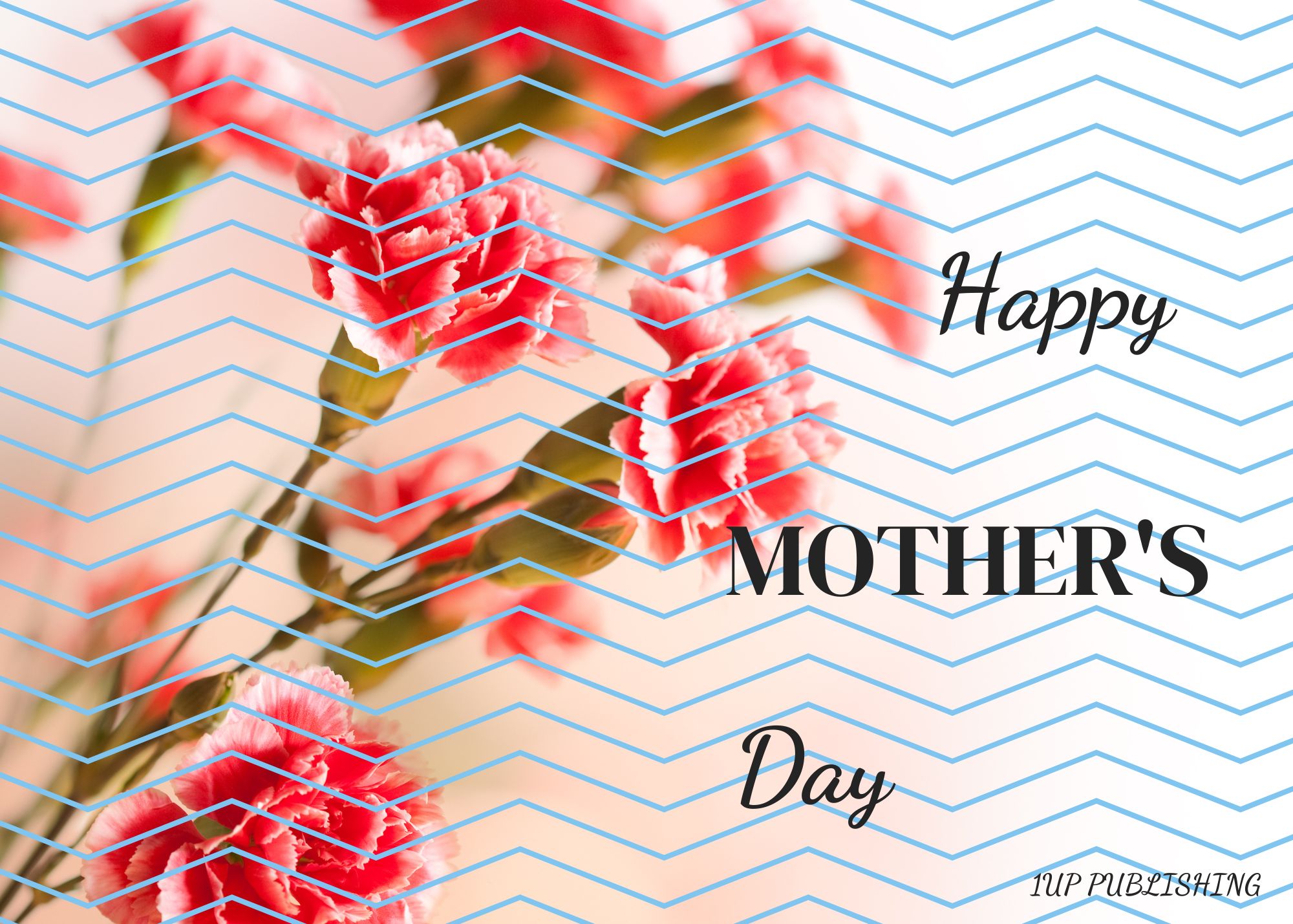 Mother's Day Greeting Card Carnations