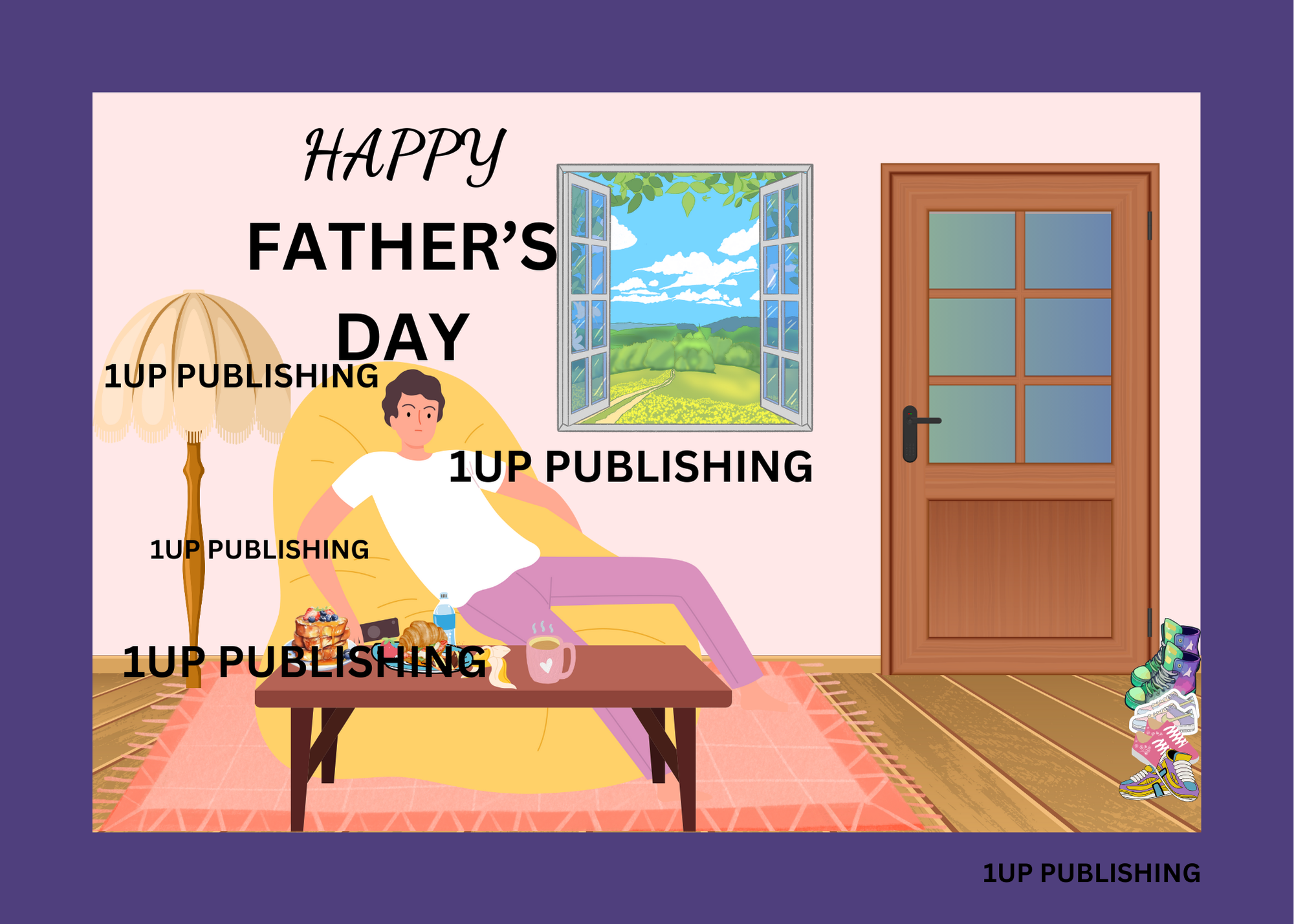 HAPPY FATHER'S DAY SOFA CARD