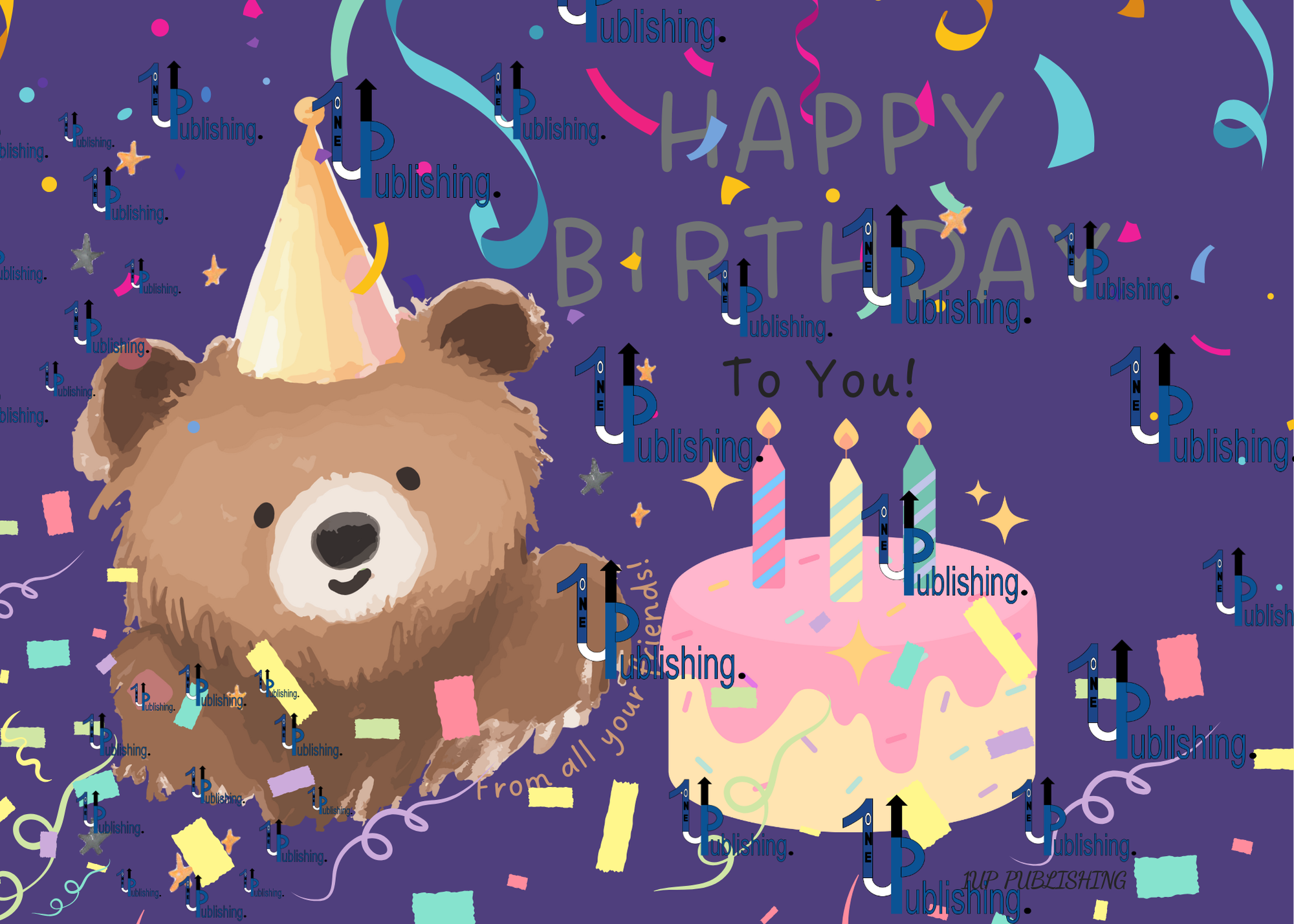 Birthday Bear Greeting Card