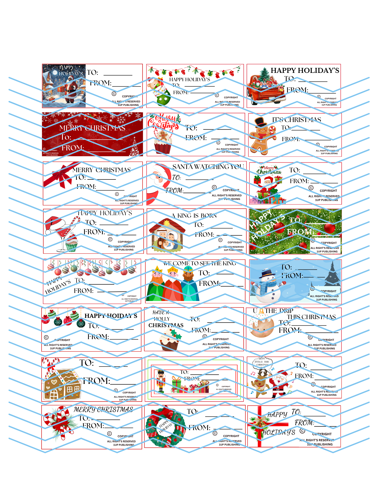 Paper Holiday Gift Tags