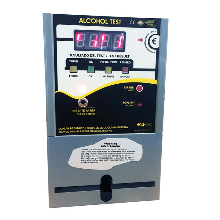 Alcoholímetre a monedes