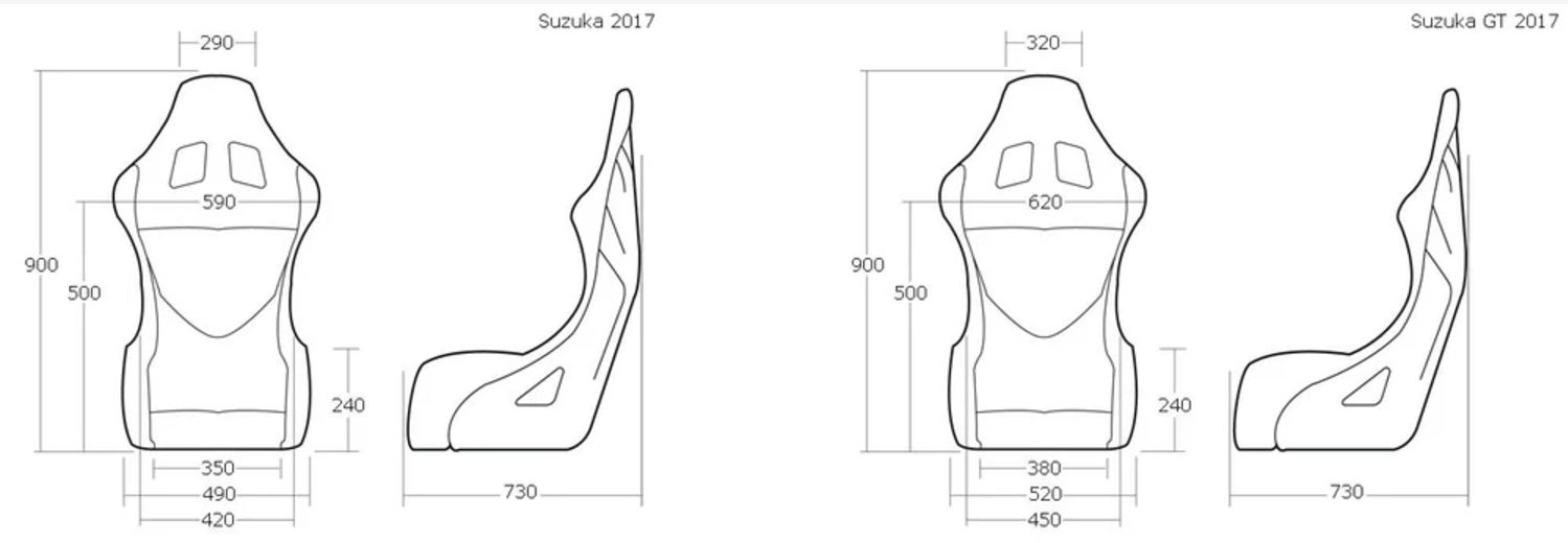 Cobra Seats Suzuka T