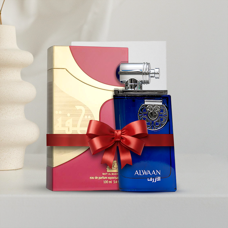 الوان الازرق + تحفة بينك - بيت البخور 