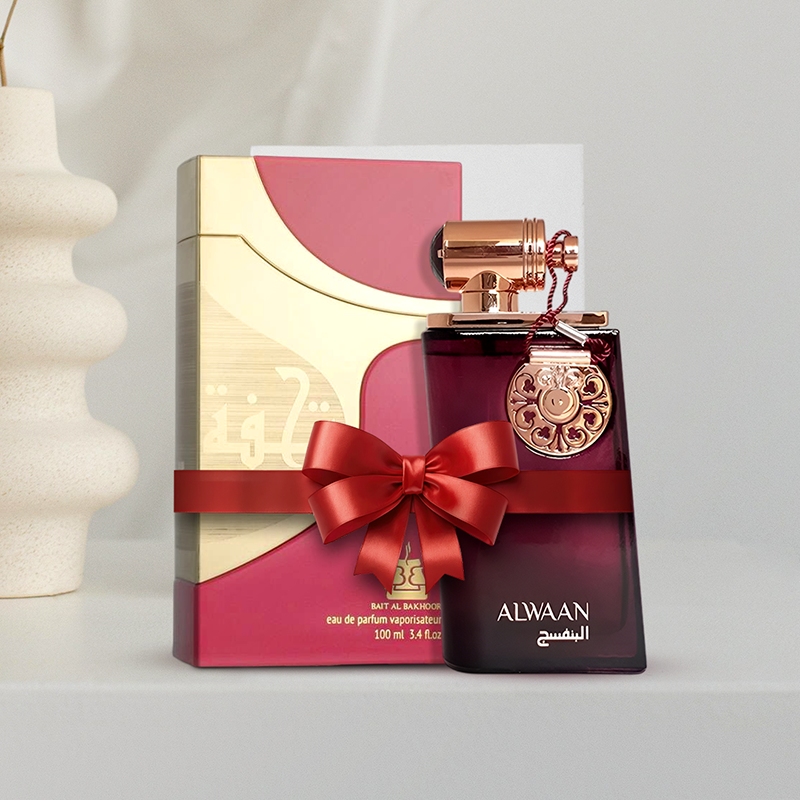 الوان بنفسج + تحفة بينك - بيت البخور 