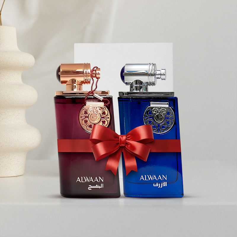 الوان الازرق + الوان البنفسج - بيت البخور 