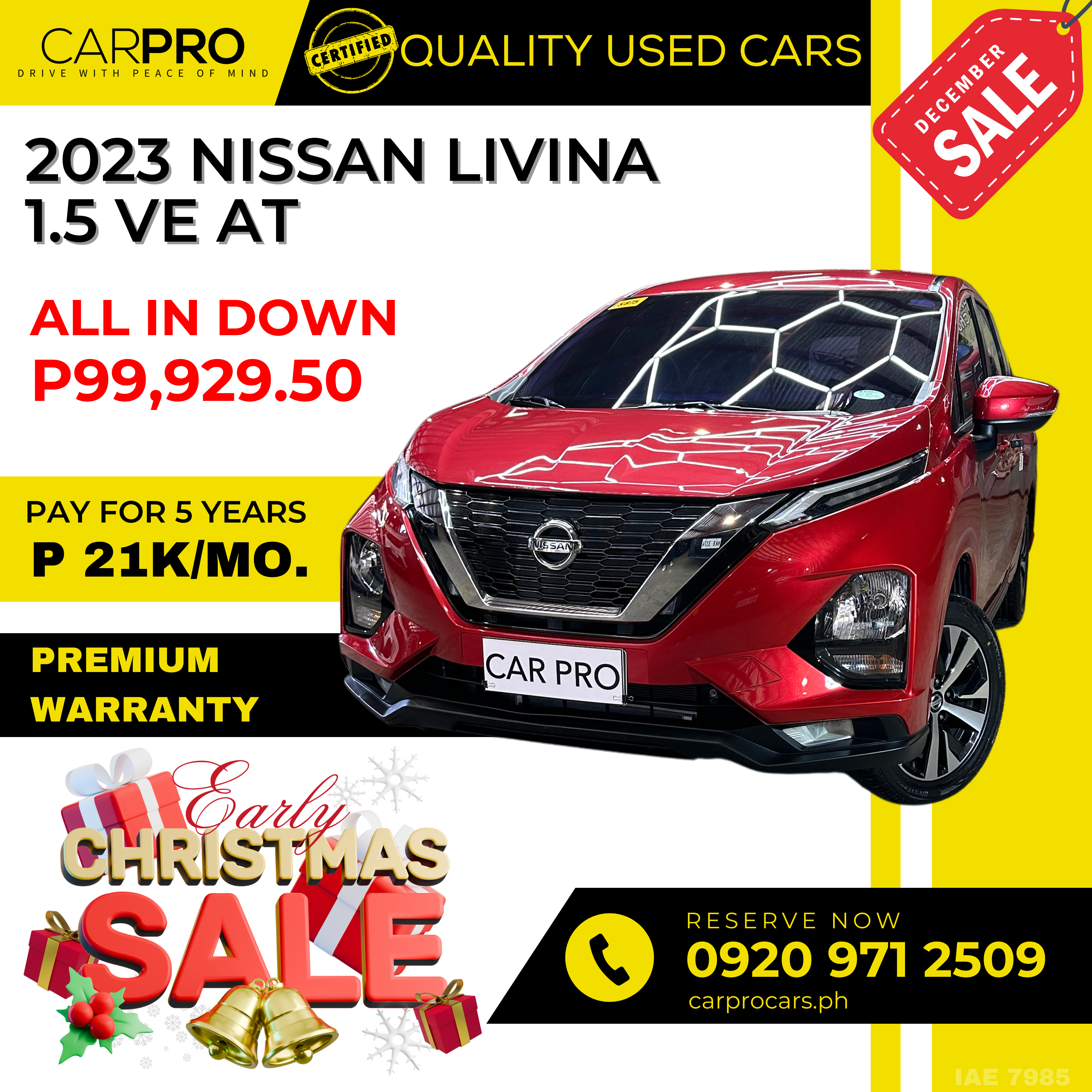 2023 Nissan Livina 1.5 VE AT