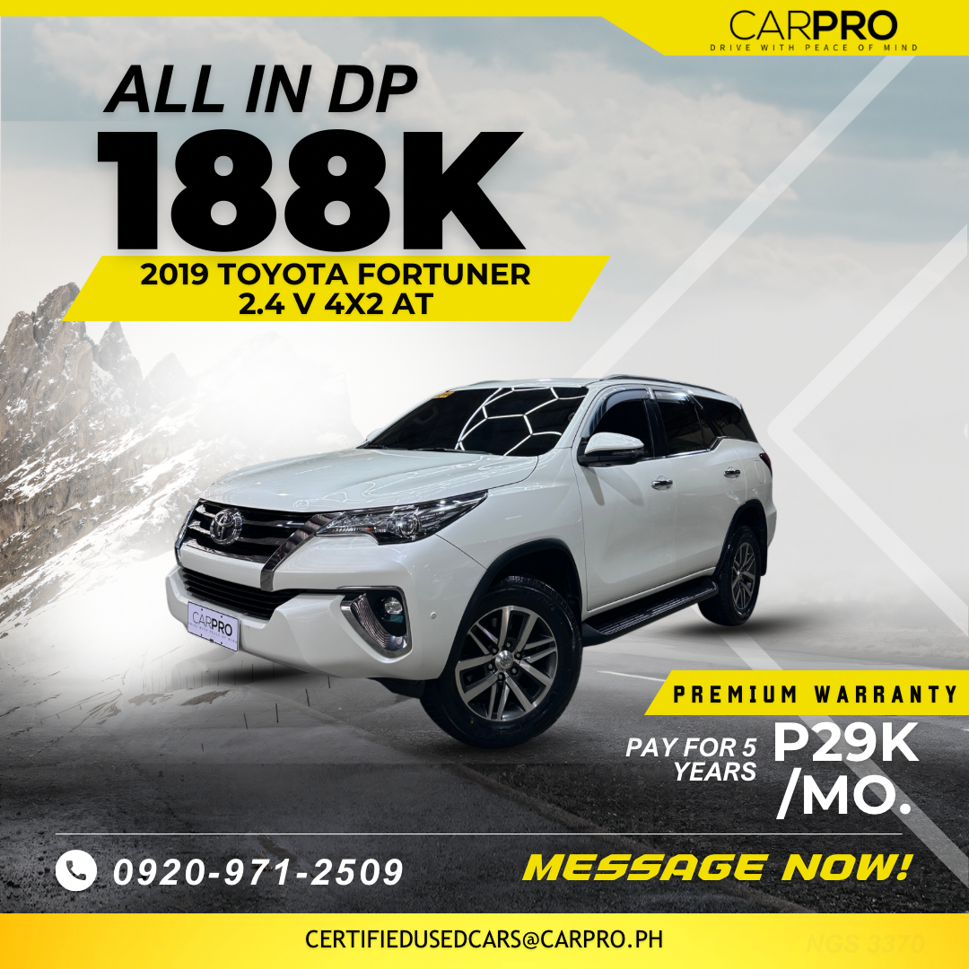 2019 Toyota Fortuner 2.4 V AT