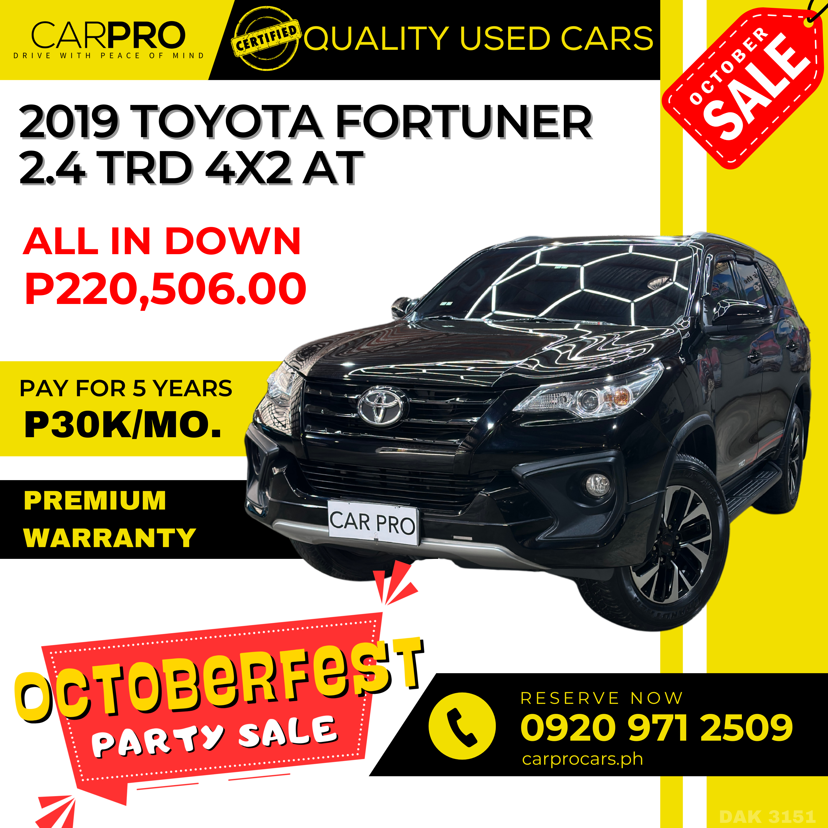 2019 Toyota Fortuner 2.4 TRD 4x2 AT