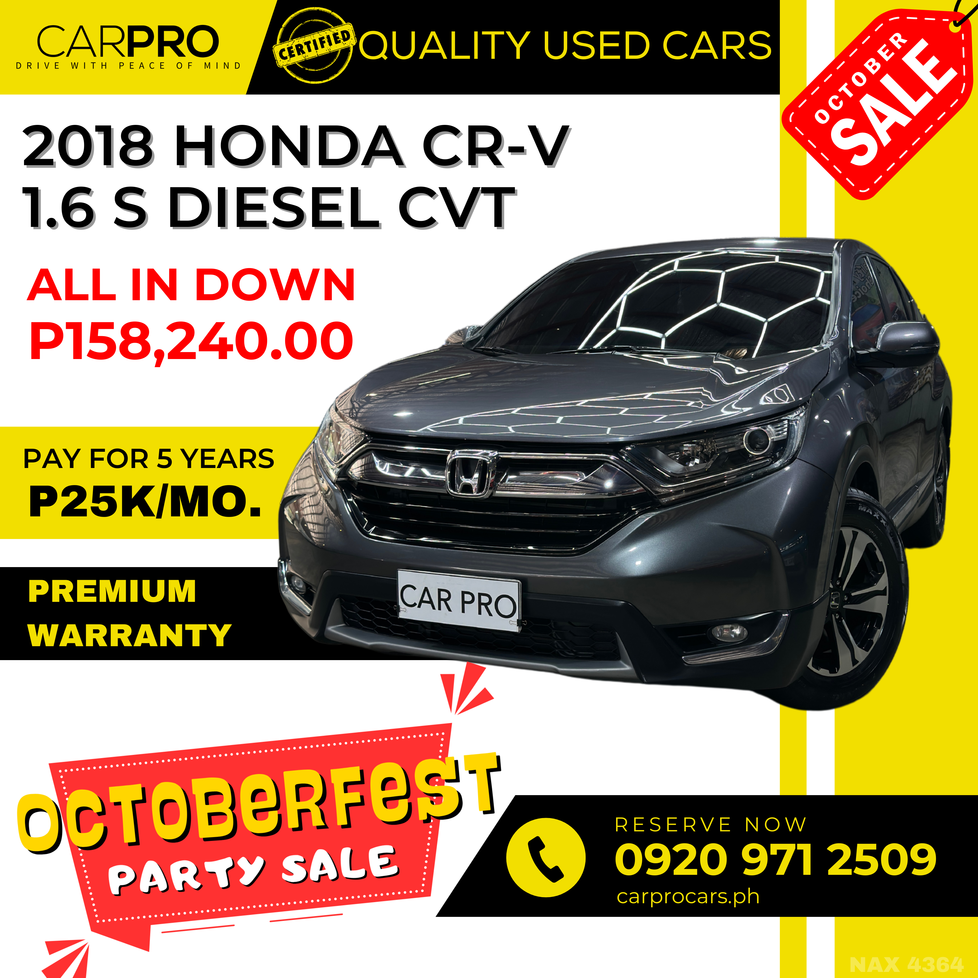 2018 Honda CR-V 1.6 S Diesel CVT