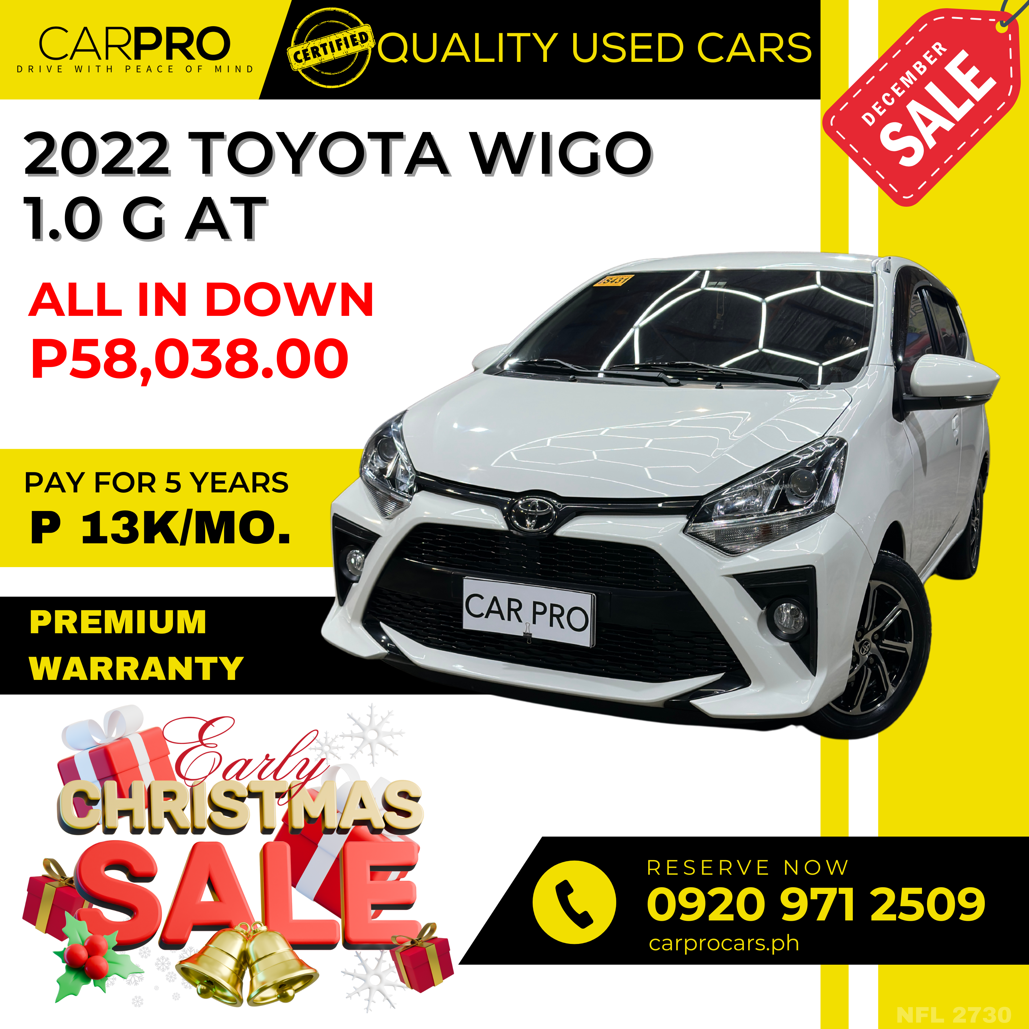2022 Toyota Wigo 1.0 G AT