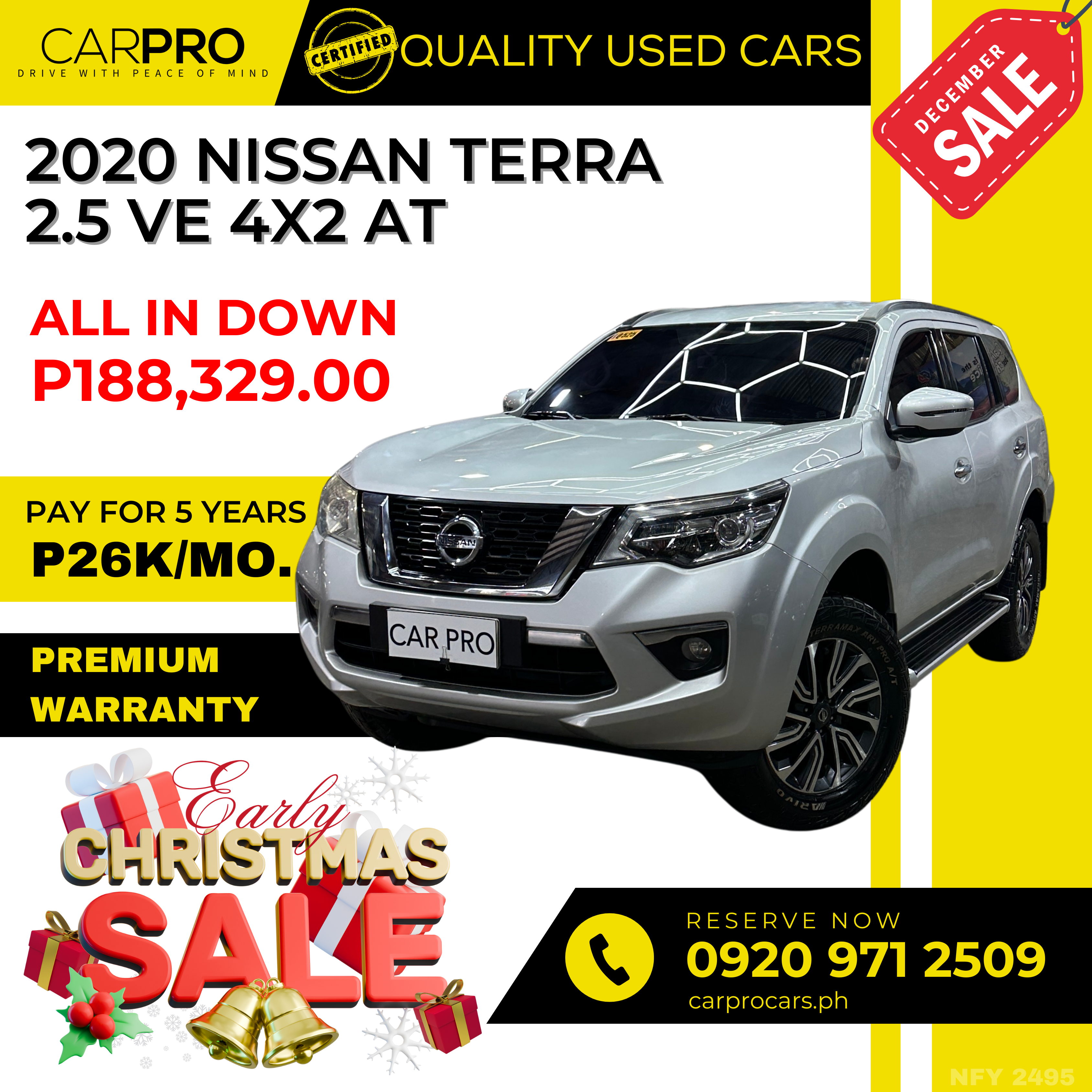 2020 Nissan Terra 2.5 VE 4x2 AT