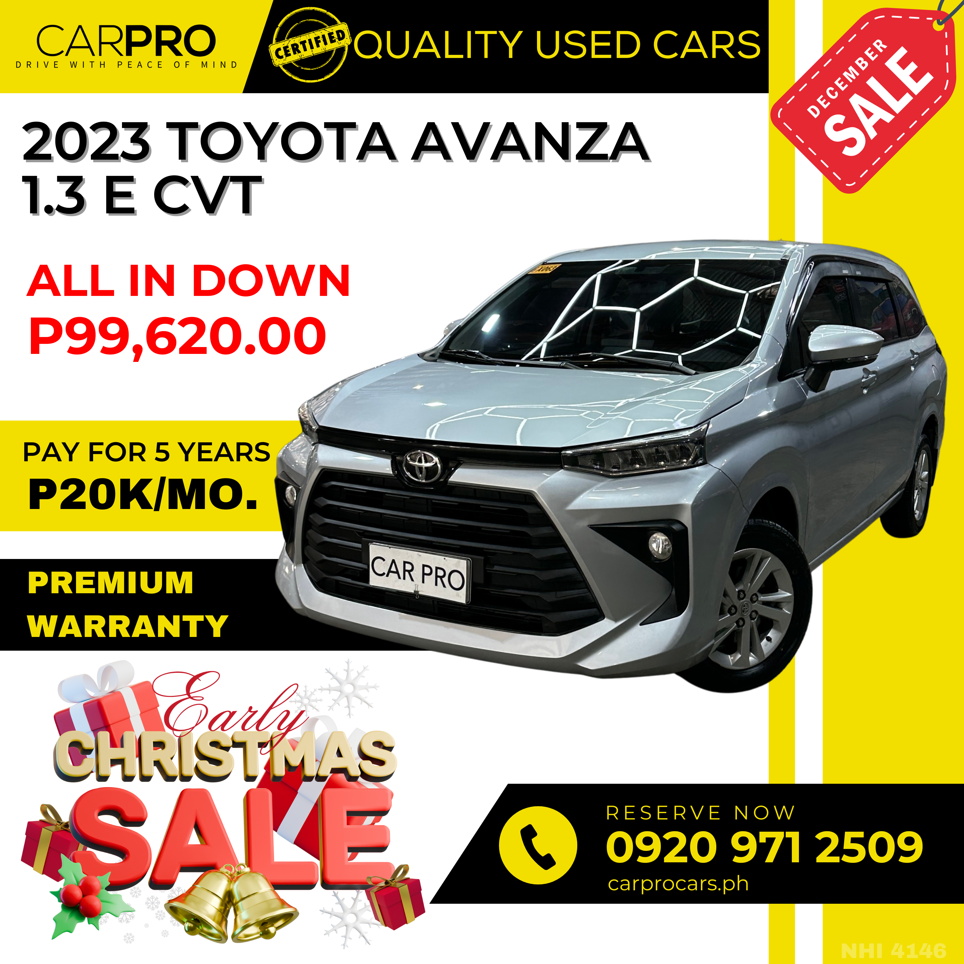 2023 Toyota Avanza 1.3 E CVT